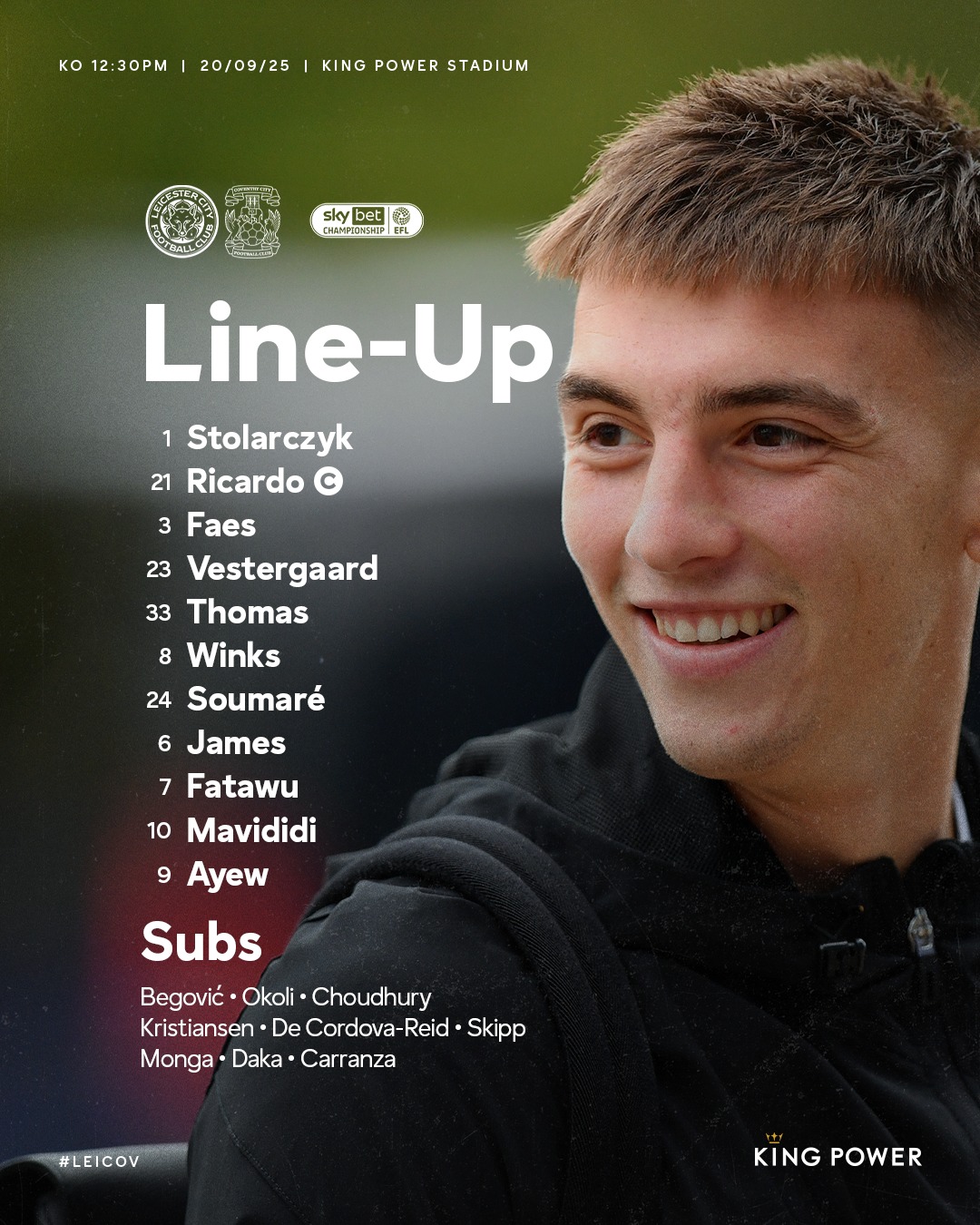 Your #LEICOV starting squad - Leicester City Football Club | Facebook