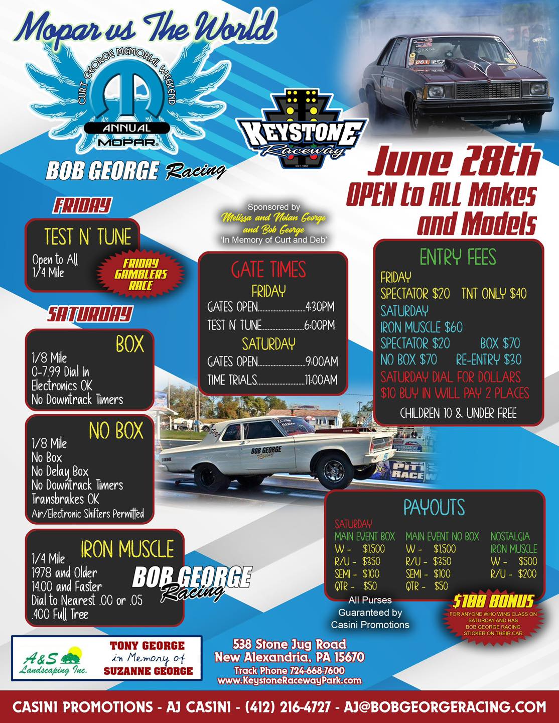 Bob George Racing LLC | Eighty Four PA