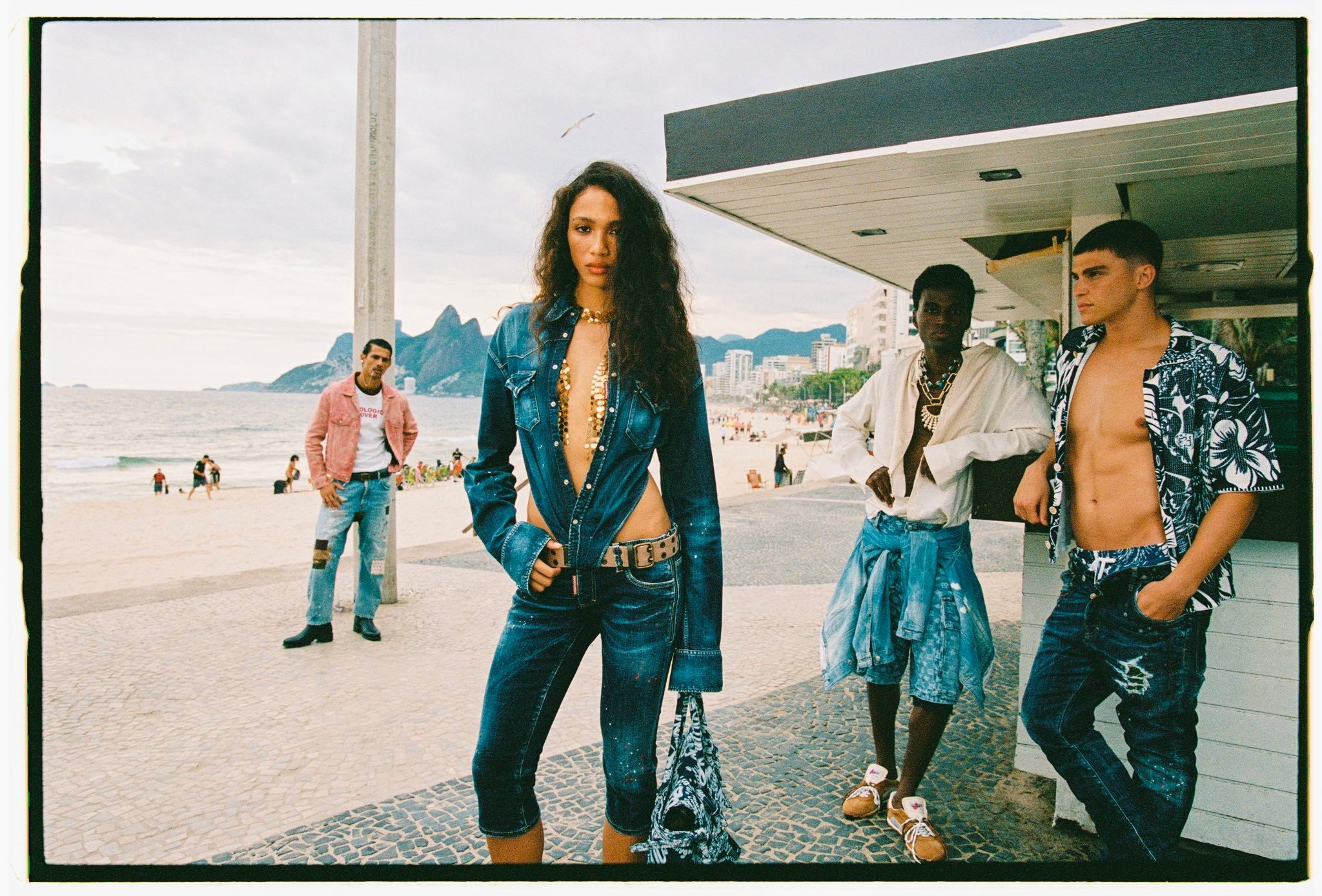 Denim takes the lead. The Spring-Summer 2026 campaign has landed 