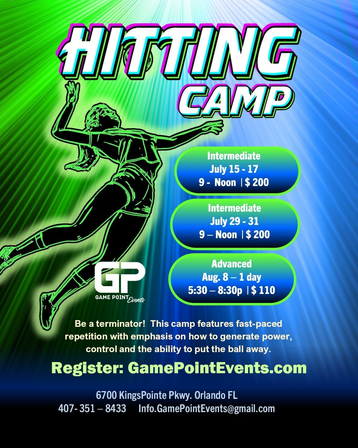 Game Point Volleyball | Orlando FL