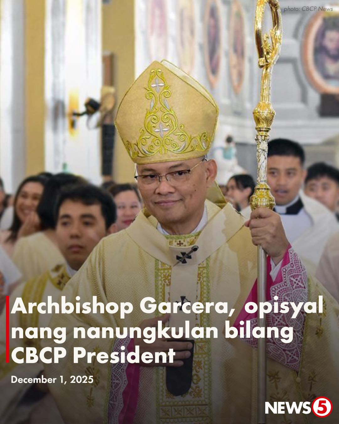 News5 - NEW CBCP PRESIDENT Opisyal nang nanungkulan bilang pangulo ng ...