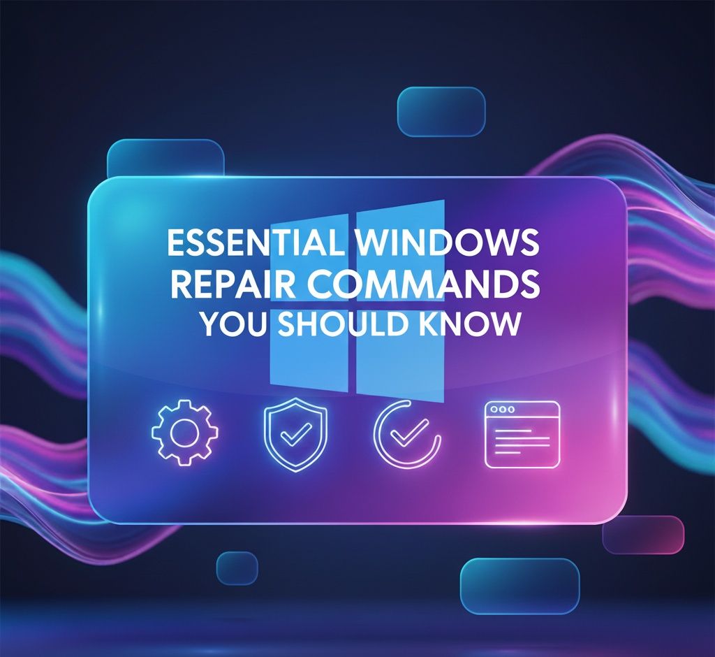 BD Tech Tips - 🛠 Top Windows Repair Commands Every User... | Facebook