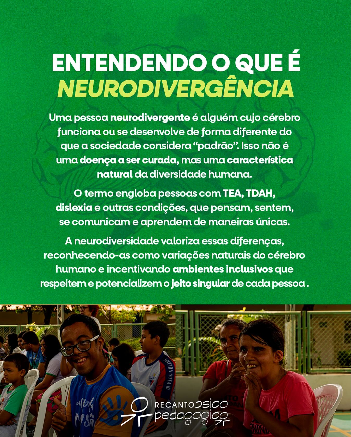 Recanto - 💙 Entendendo o que é neurodivergência O conceito de ...