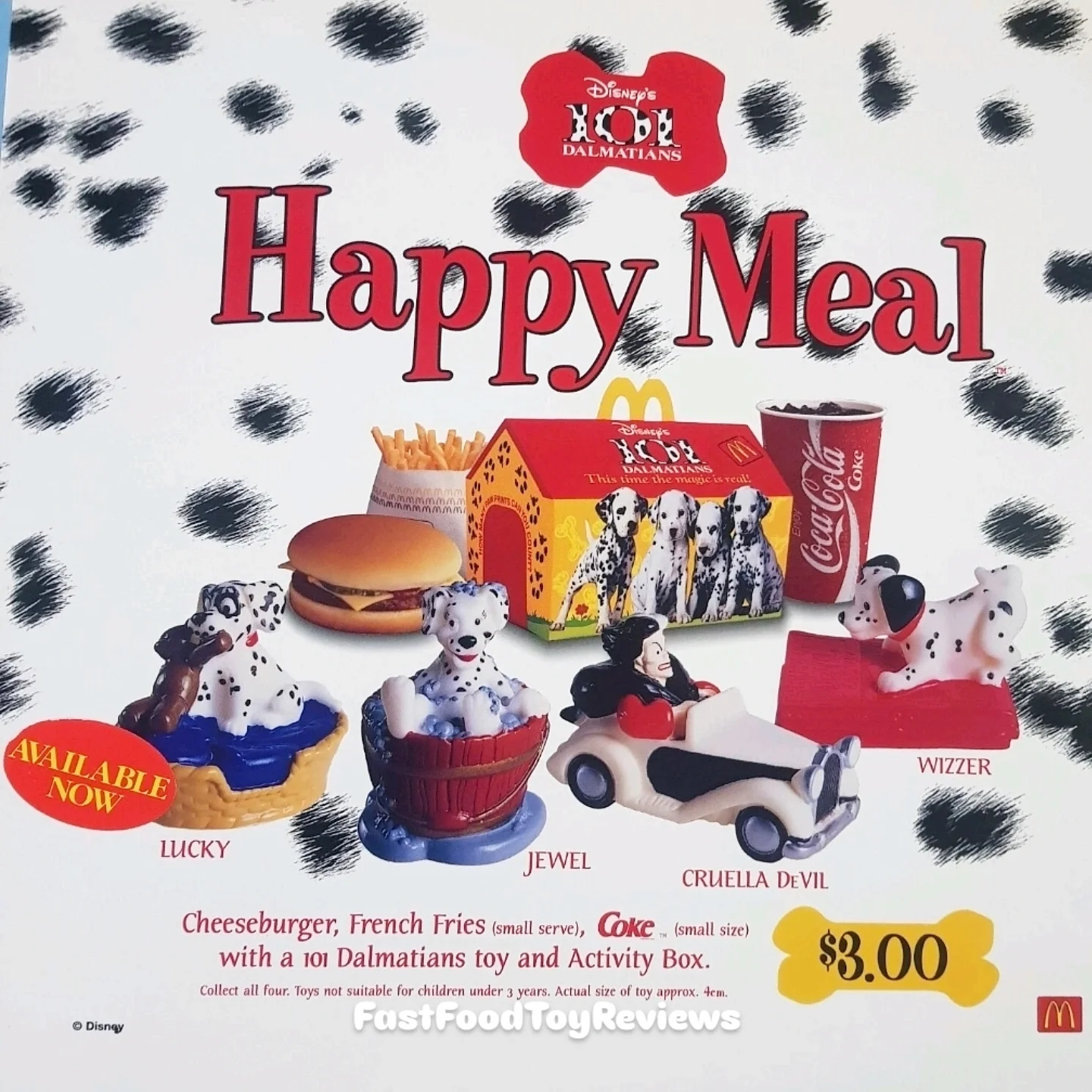 2000 McDonald's 102 Dalmatians Special Edition Boxed set