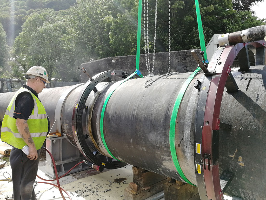 H&S - Throwback to a precision pipe cutting and machining project at a ...