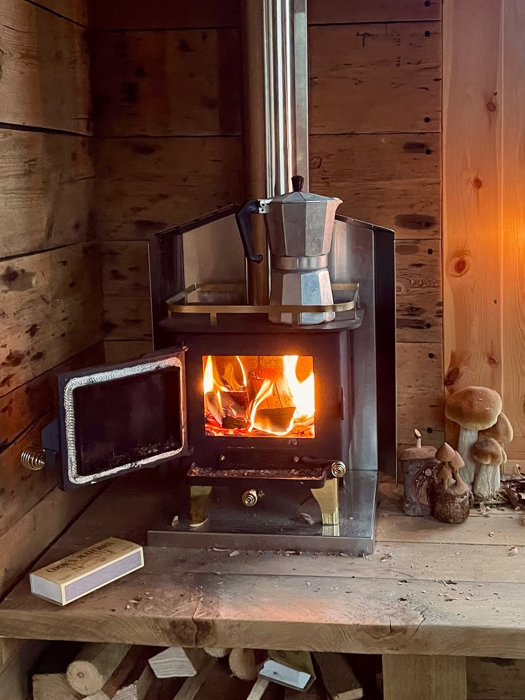 Cozy moments by the fire in our... - Cubic Mini Wood Stoves | Facebook