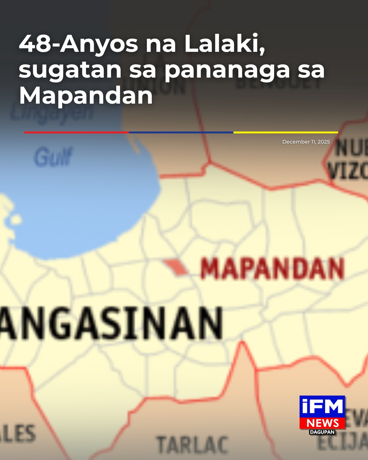IFM Dagupan - Sugatan ang isang 48-anyos na lalaki matapos... | Facebook