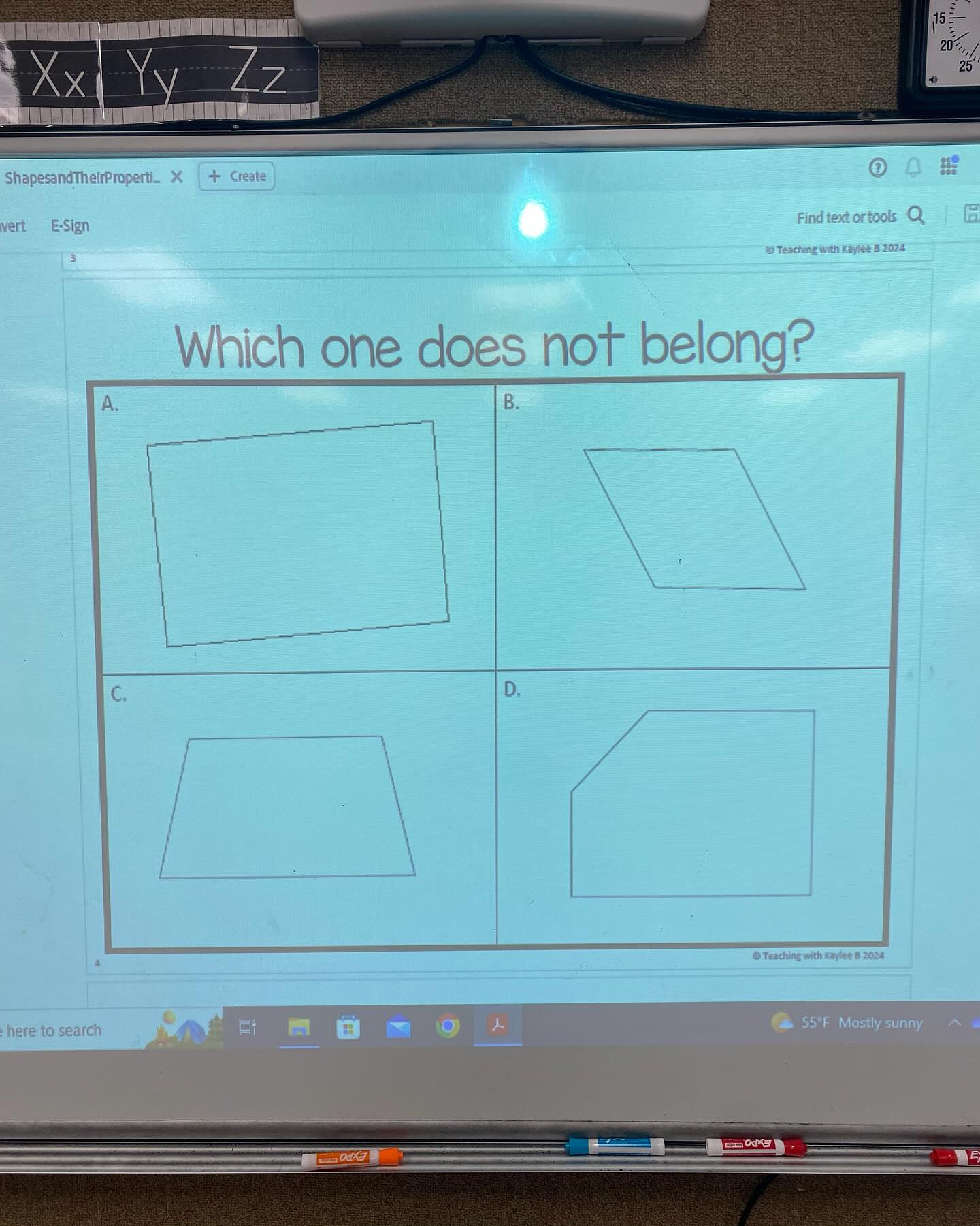 Teaching with Kaylee B