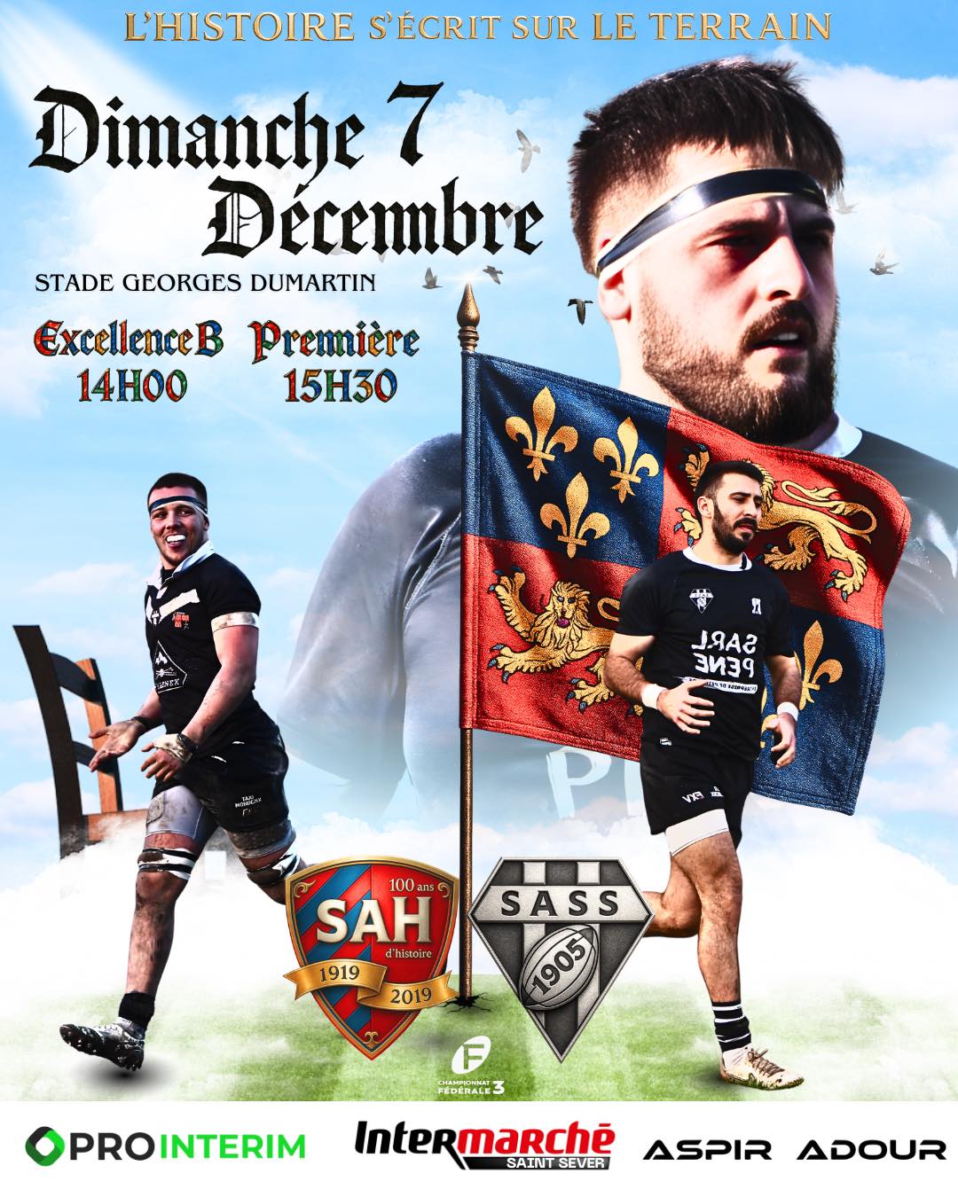 ⚫⚪ DERBY • LE DERNIER CHAPITRE... - SASS RUGBY - Saint Sever | Facebook