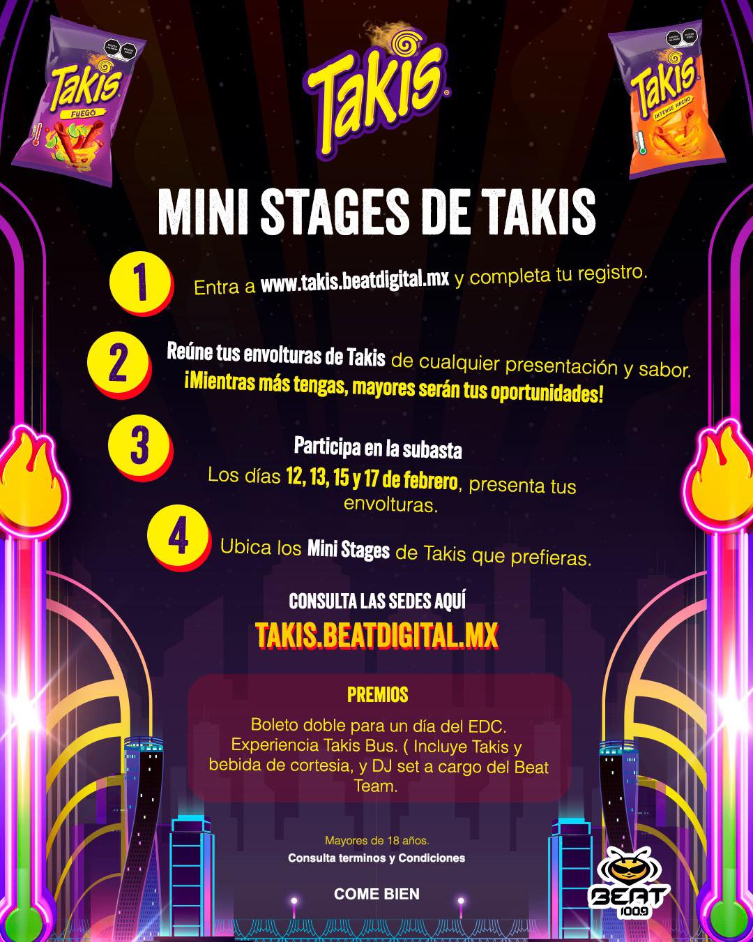 Beat - Los Mini Stages de Takis ya están listos para llevarte a EDC ...