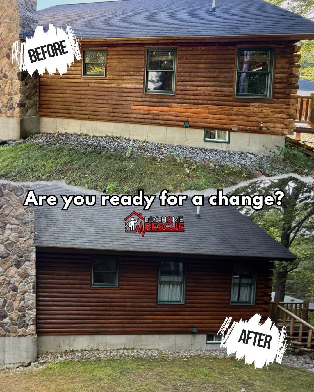 Log Home Rescue - Maintenance matters! Keeping up with... | Facebook