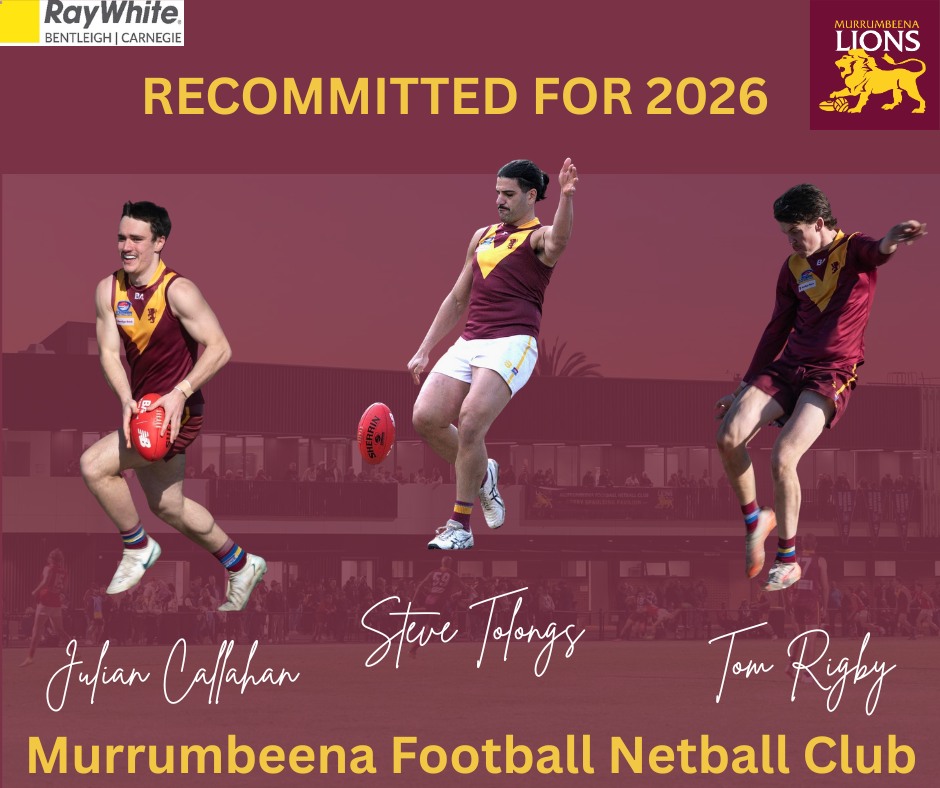 Murrumbeena - Recommitted for 2026! 🦁💛🧡 More good news! Murrumbeena FNC ...