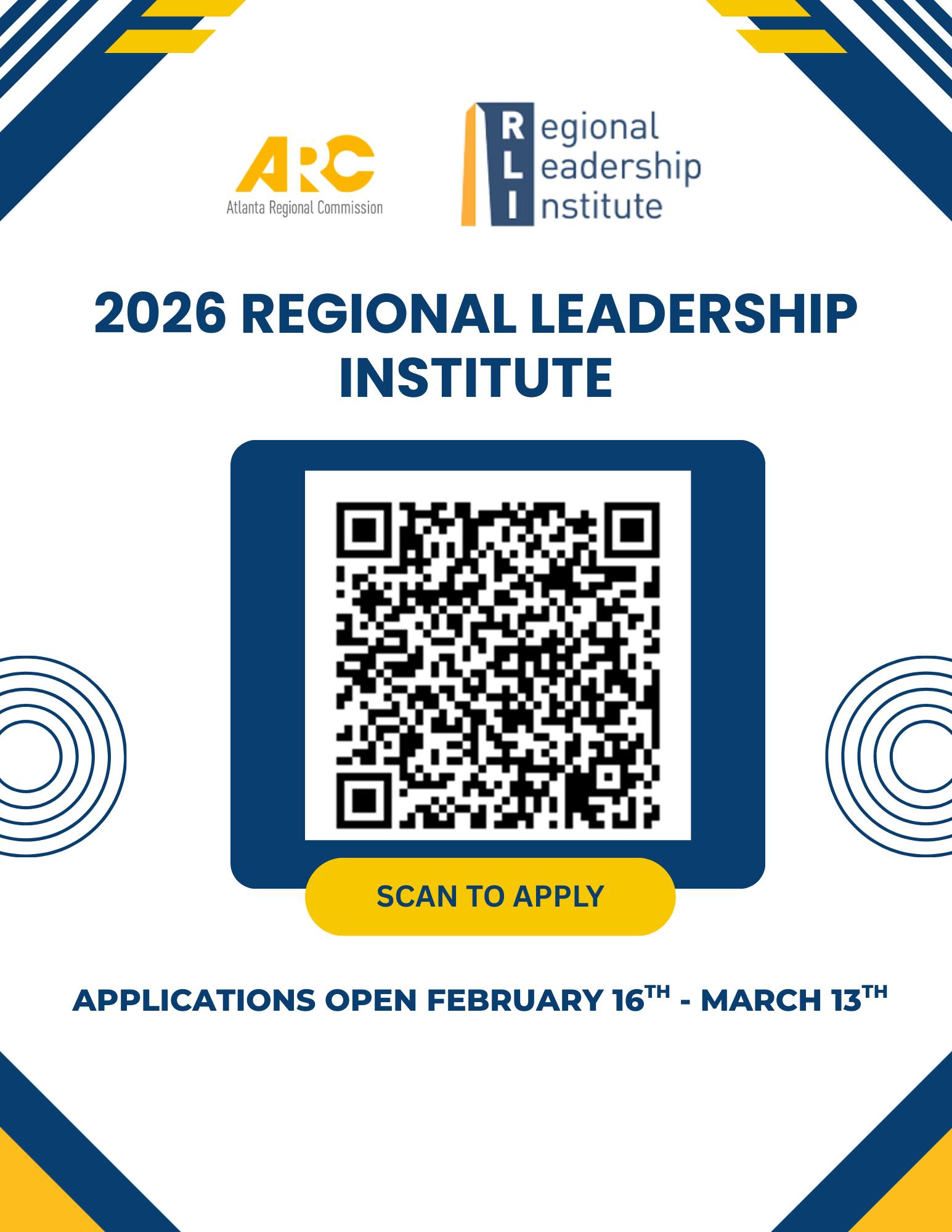 Atlanta - Applications are now open for the Regional Leadership ...