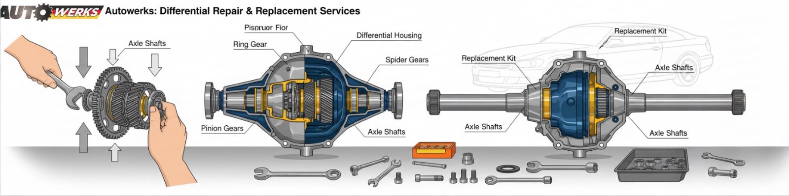 Autowerks - 🔧 What Does a Differential Do — And How Do You Know If ...