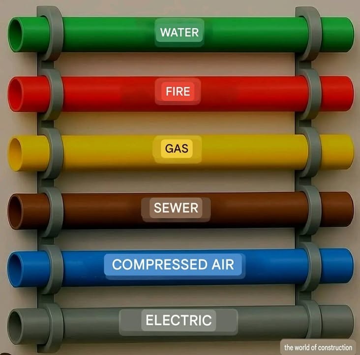 Electricalgram - 🔧 Color Code for Building Pipes 🏗️ A simple but ...