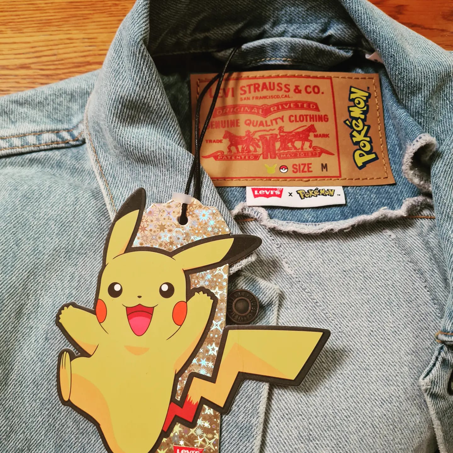 Trucker Jacket Jean Levis Pokemon Levi