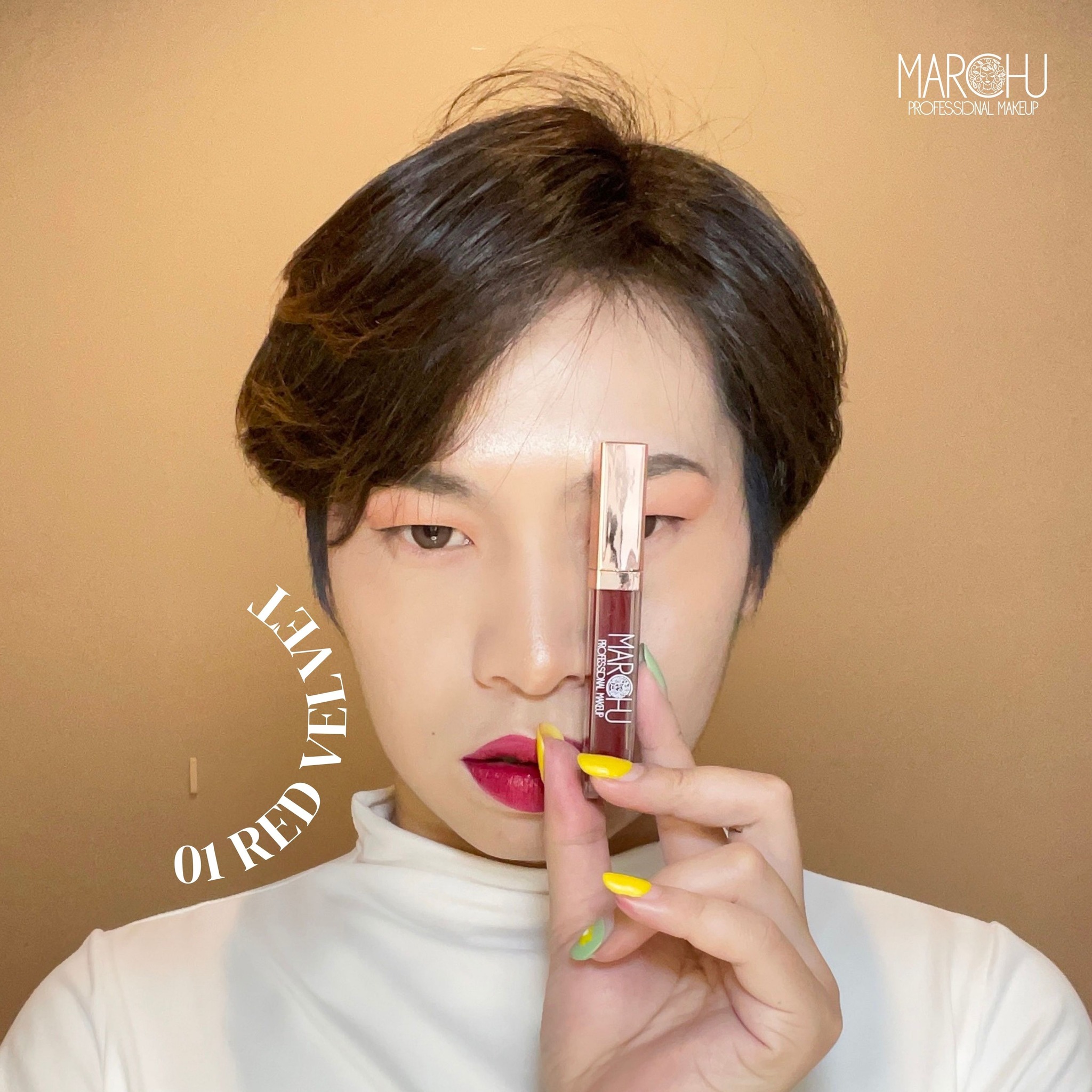 💋... - Marchu Lipstick ลิปสติกเกาหลี เนื้อแมท สีนู๊ด ติดทน