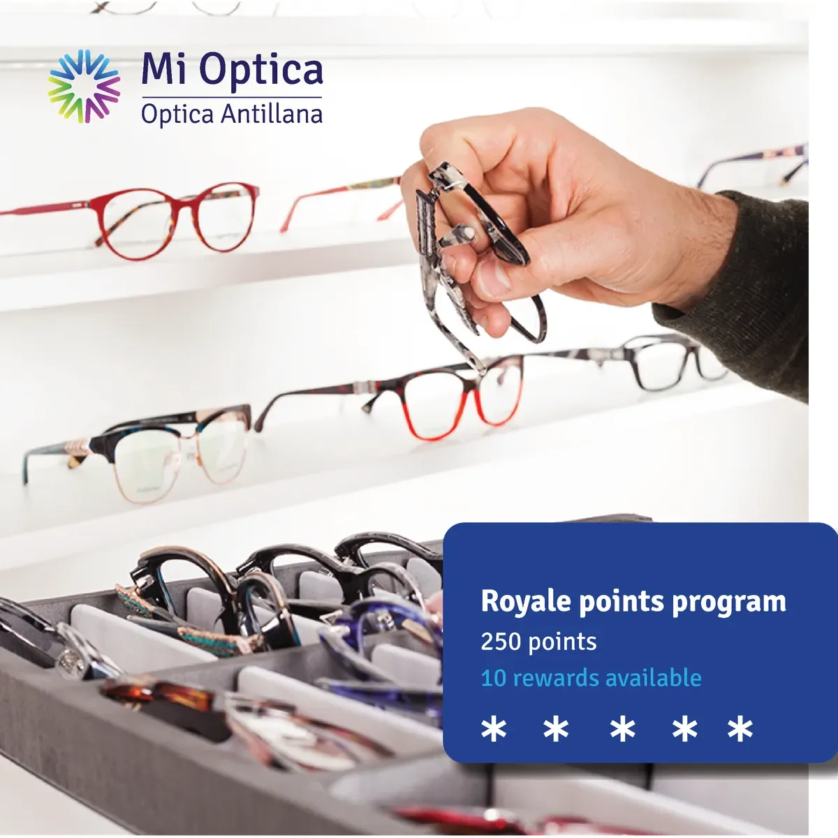 Optica - Earn points with every purchase. For every Cg. 5 you spend at ...