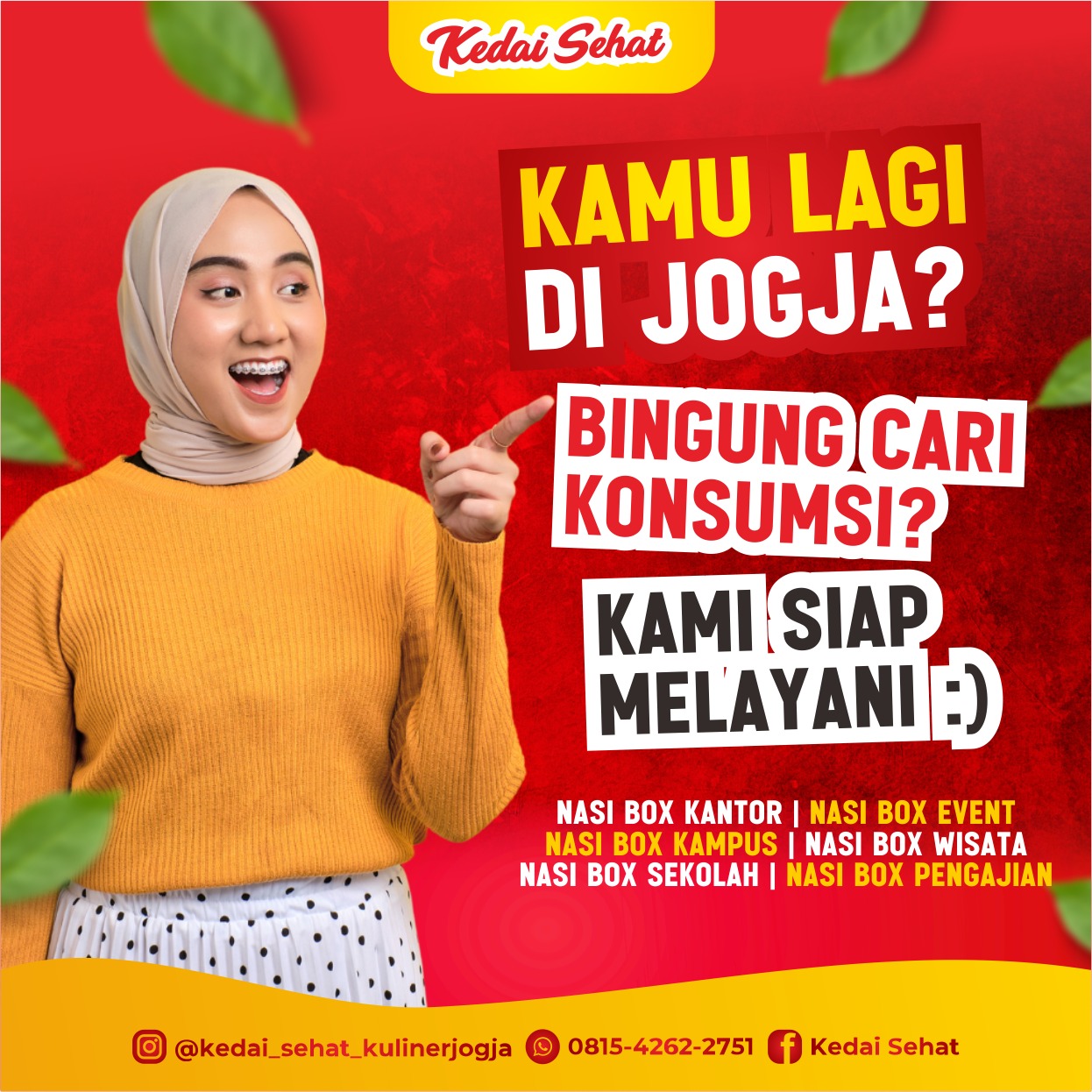 Kedai - Buat yang lagi di Jogja bingung cari konsumsi nasi box Aneka ...