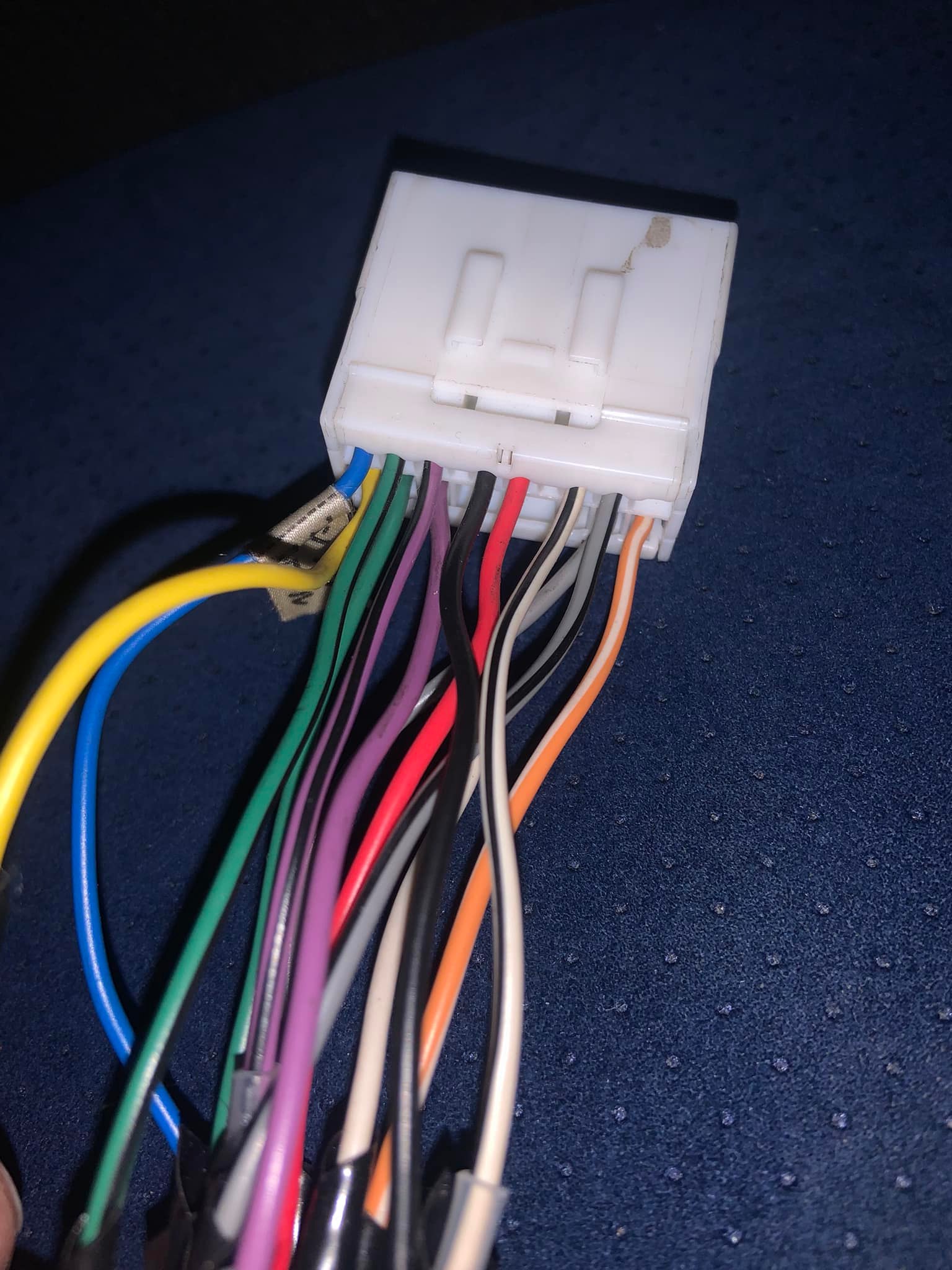 How to replace the receiver box #2 in a vehicle's wiring harness