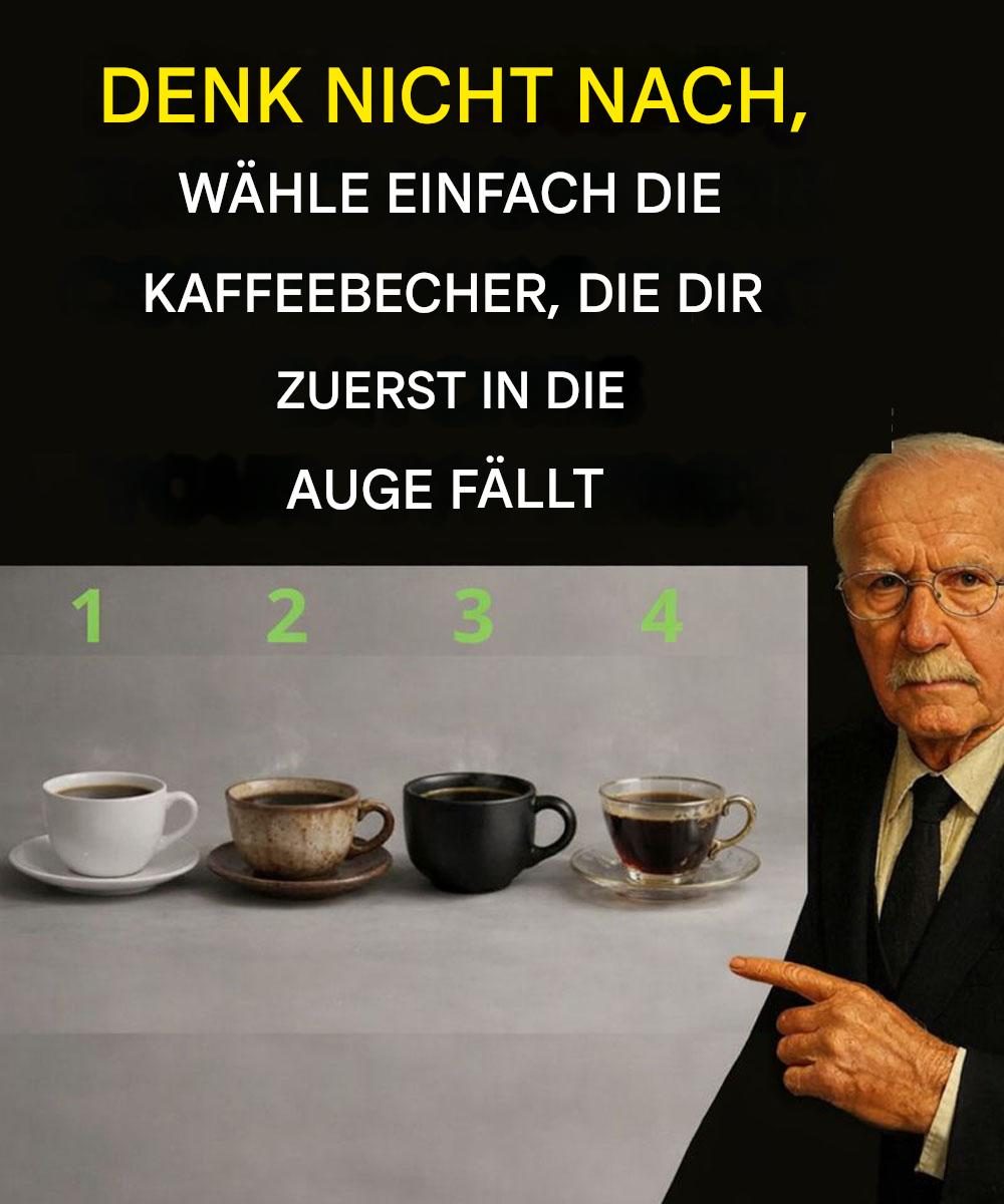 Wähle eine Kaffeetasse: Ein psychologischer Test deiner inneren Welt Komplettes im KOMMENTAR