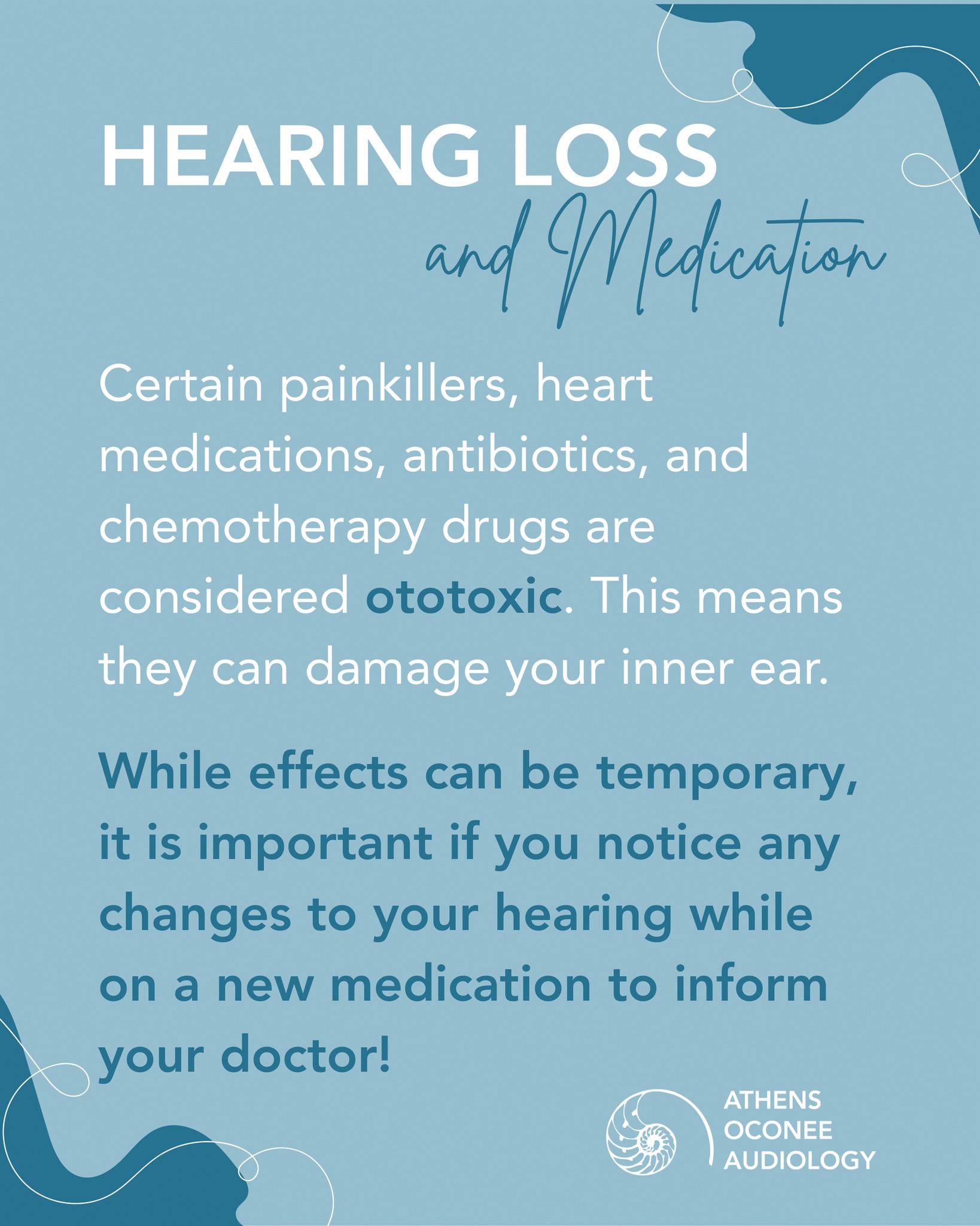 Hearing loss and tinnitus linked to medication use?
