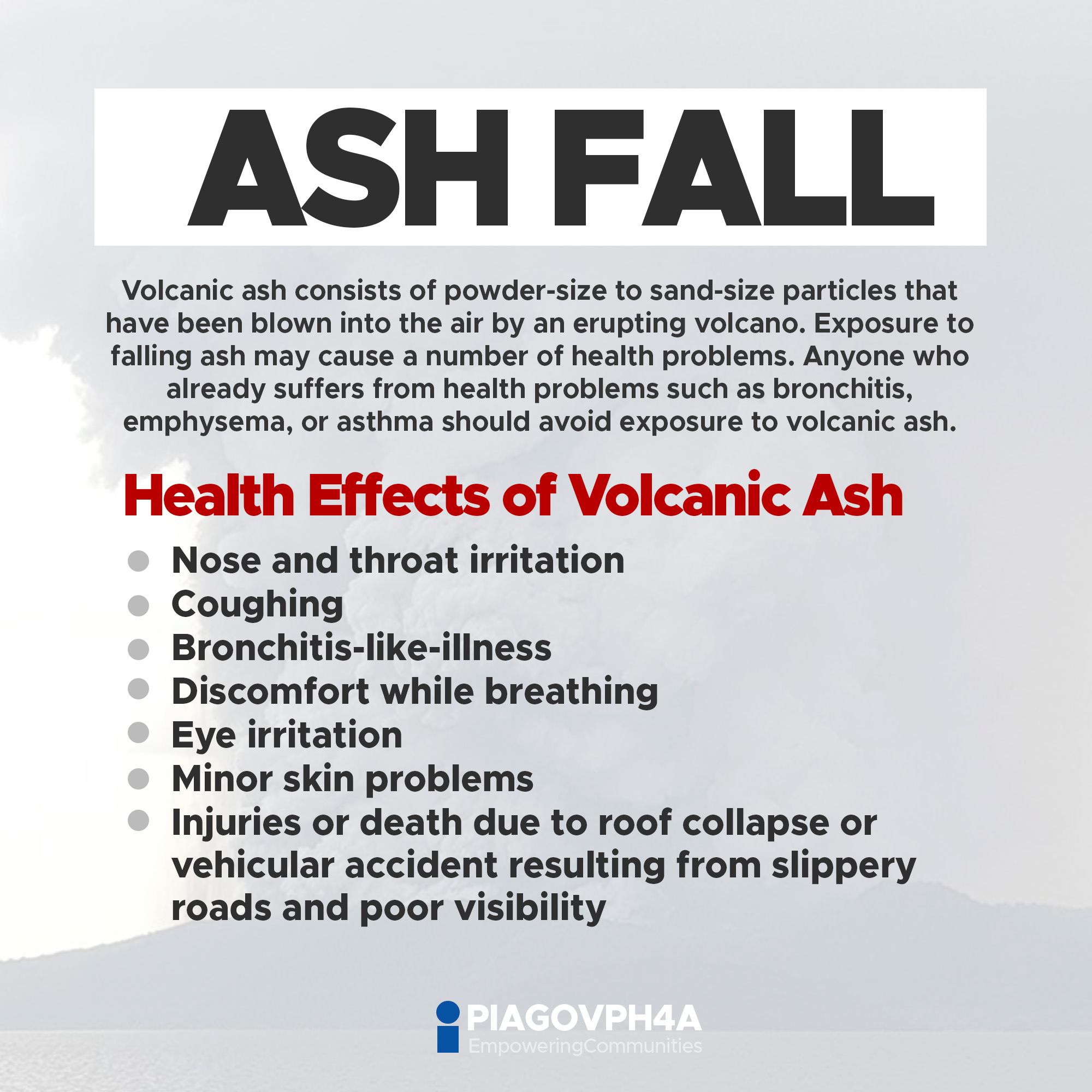 PIA CALABARZON - Nakararanas ngayon ng matinding ash fall... | Facebook
