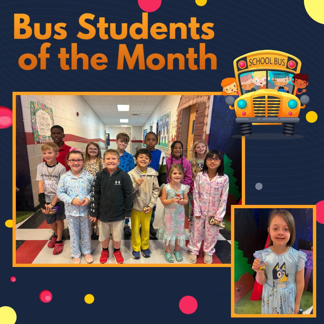 West - Congratulations to the Bus Students of the Month! Way to go boys ...