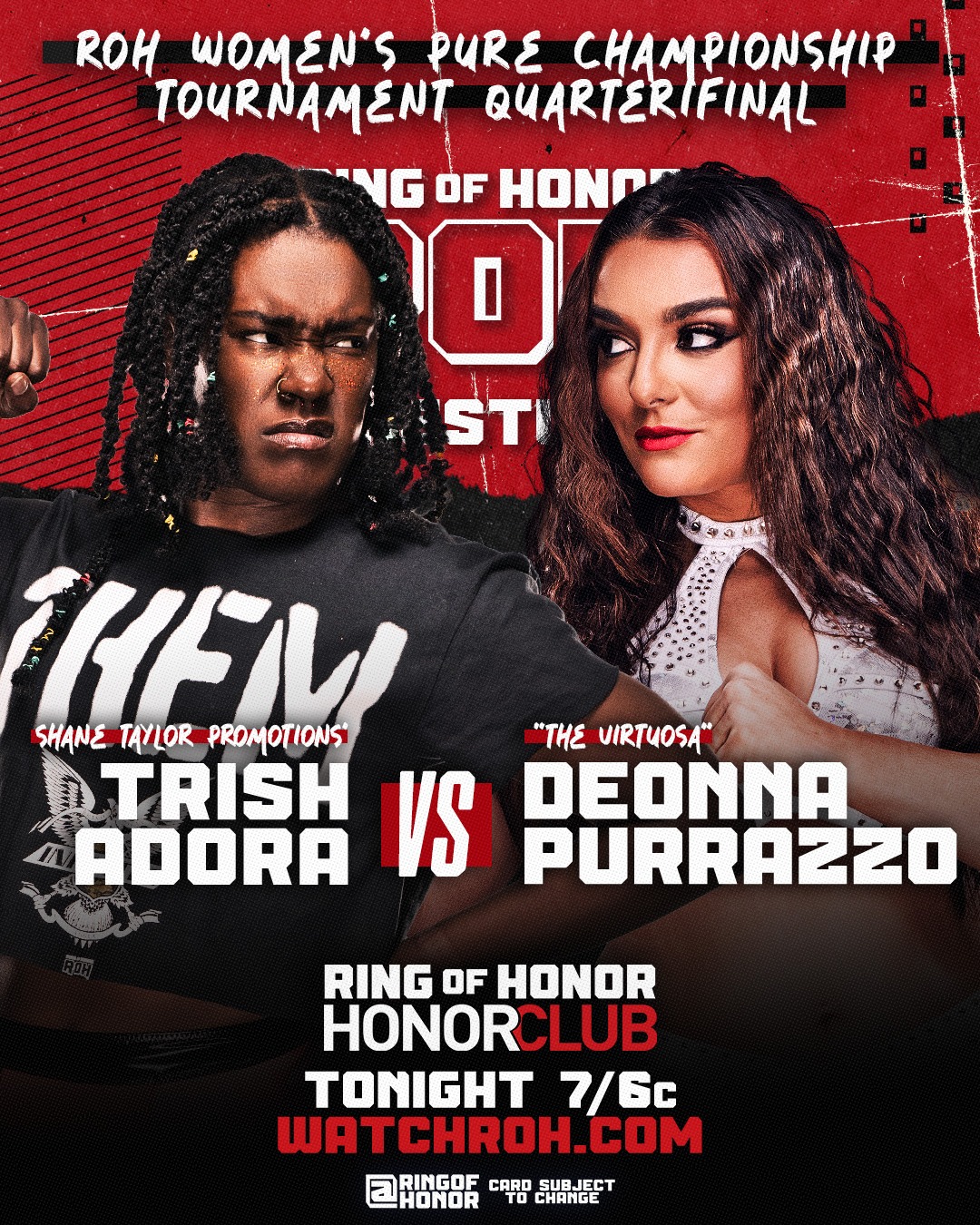 The ROH Women’s Pure Title... - Ring of Honor Wrestling | Facebook