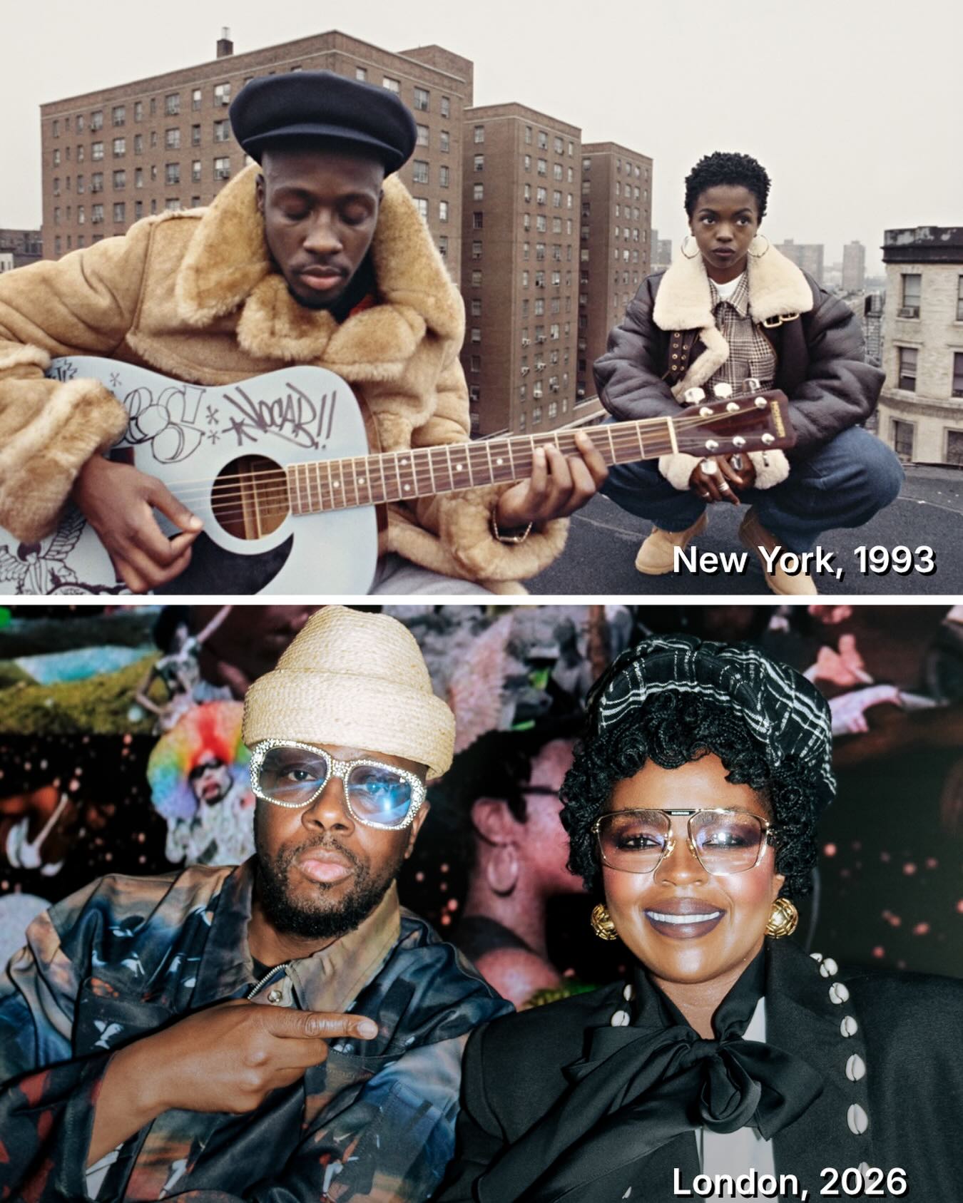 Black - Wyclef Jean × Lauryn Hill 1993: Captured during the video