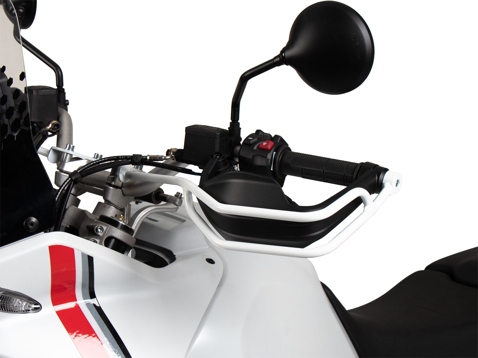 Available❗❗ Hepco & Becker Handguard set white (left+right side