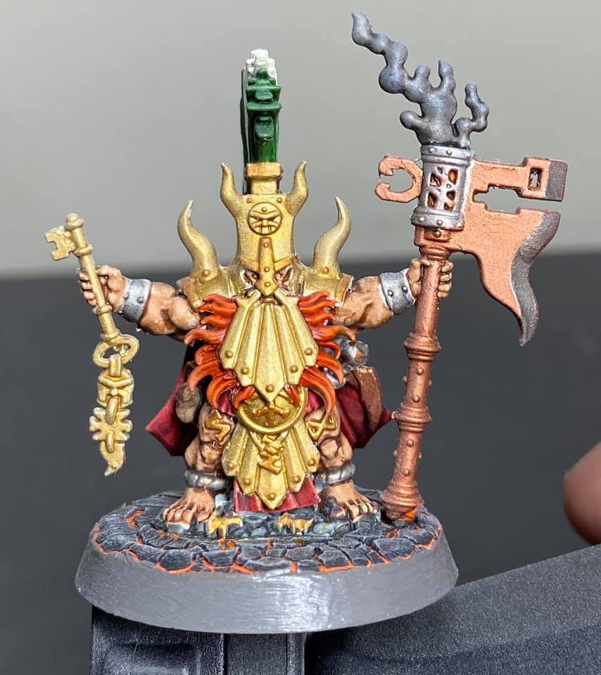 Guder Gaming - This is a Fyreslayers Runesmiter that I... | Facebook