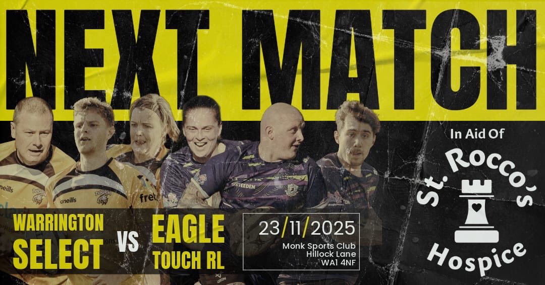Eagle RUFC Play Touch Rugby League | Warrington