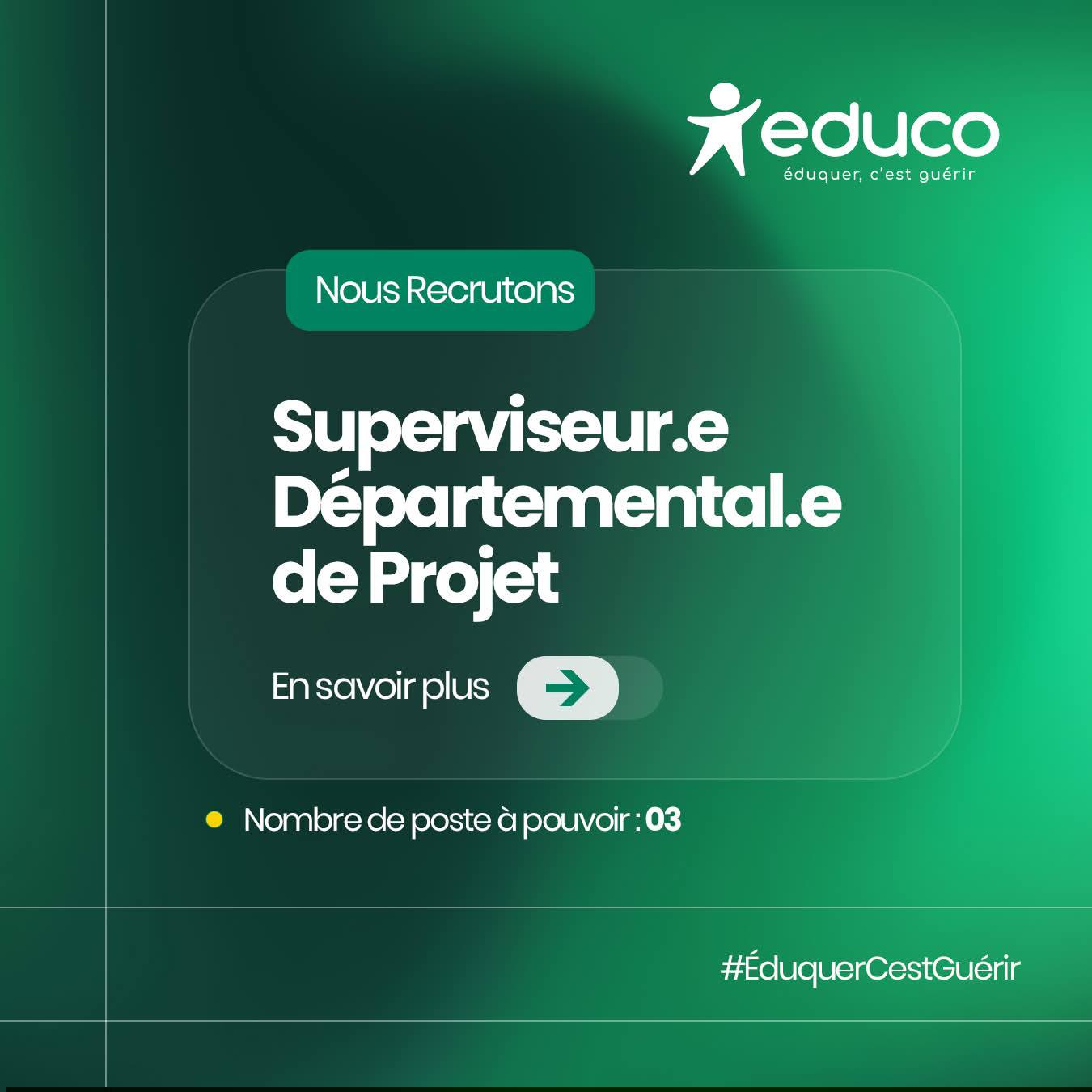 JOBS BENIN - 🚨 OFFRE D’EMPLOI | EDUCO BÉNIN RECRUTE Educo... | Facebook