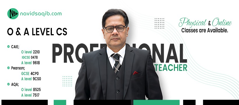 Navid Saqib - O/A Level Computer Science | Lahore