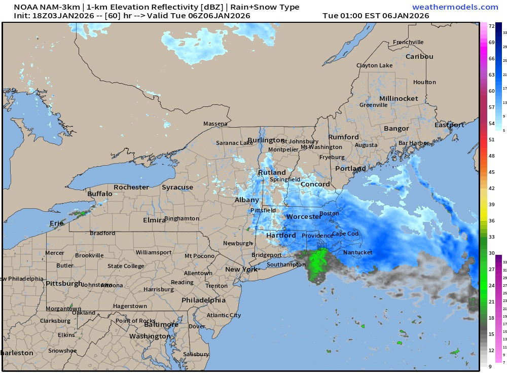 Here's the Model Blend snow map... - My Personal Weatherman | Facebook