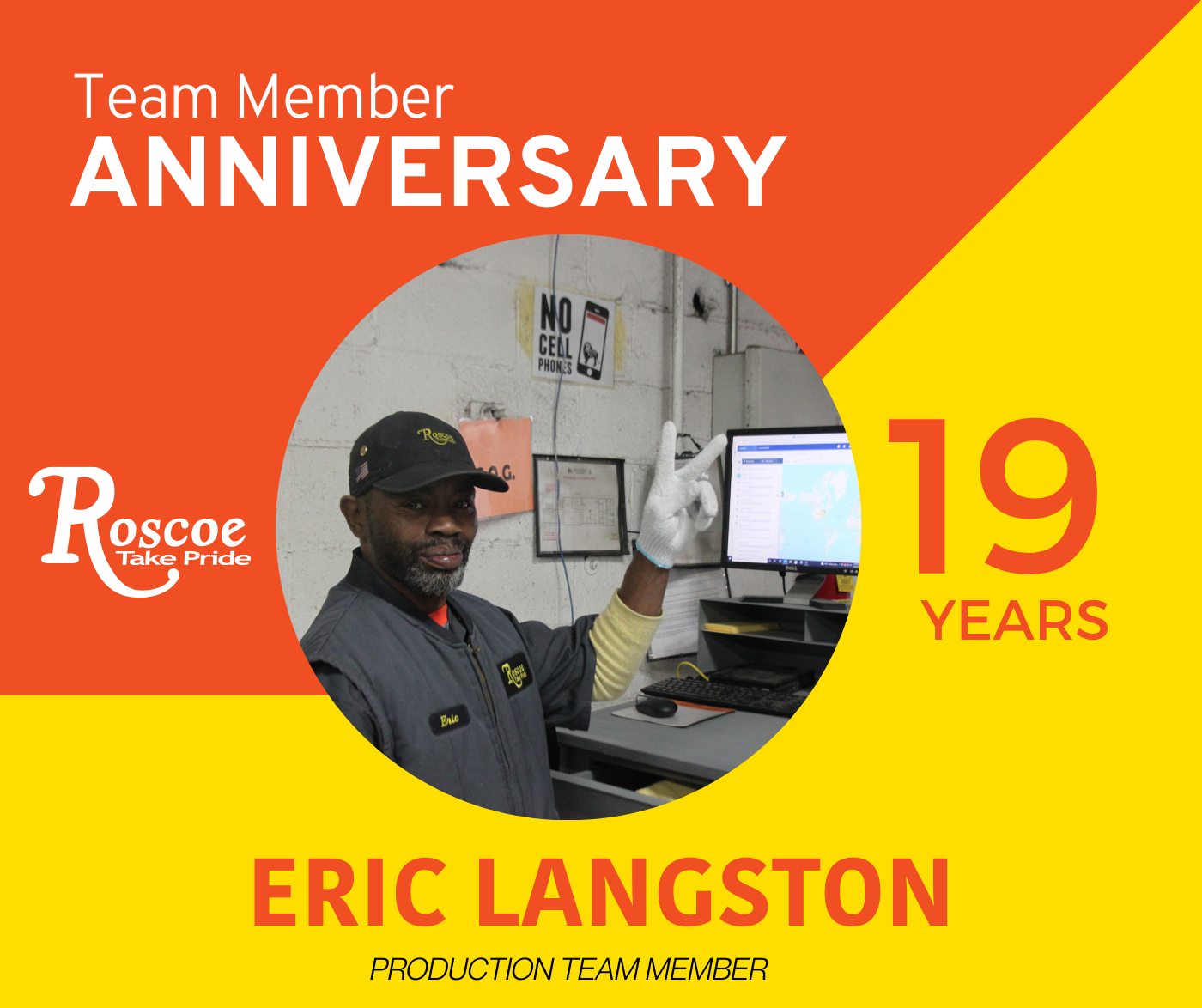 Roscoe - Celebrating 19 incredible years with Eric Langston! 👏 Eric ...