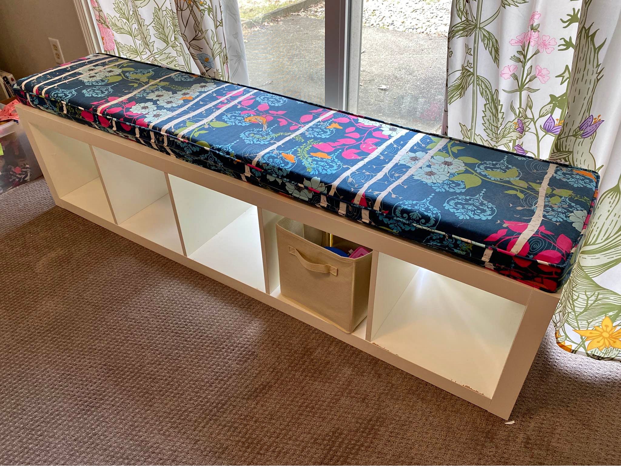 Colorful storage bench - Benches - East Grand Rapids, Michigan ...