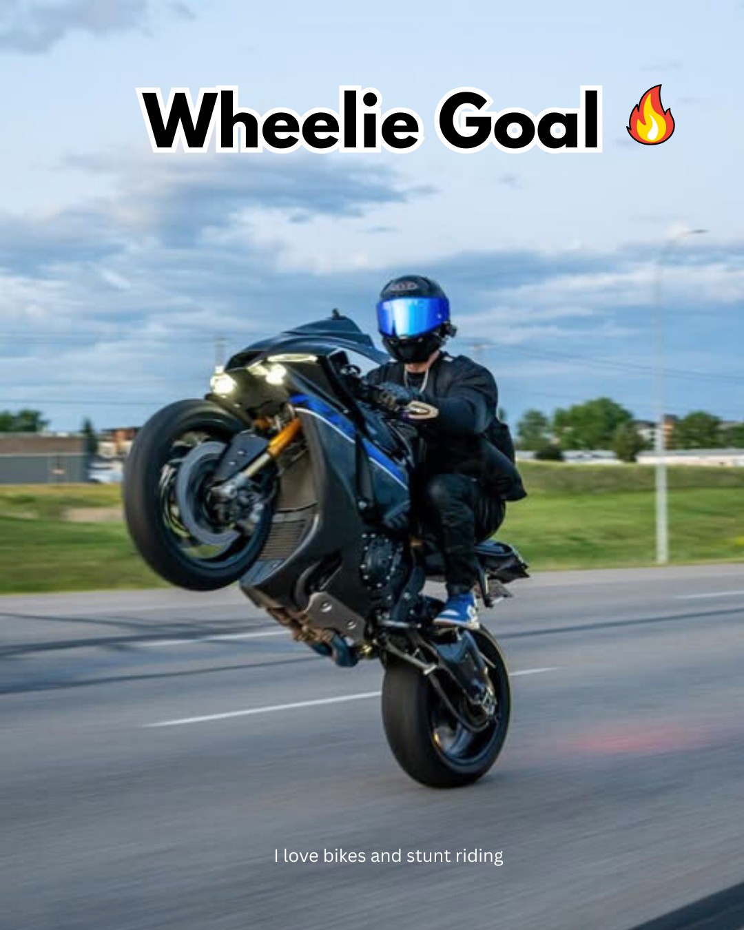 I love - WHEELIE GOAL 😍 #wheelie #bikelife #motorsport #motorcycle # ...