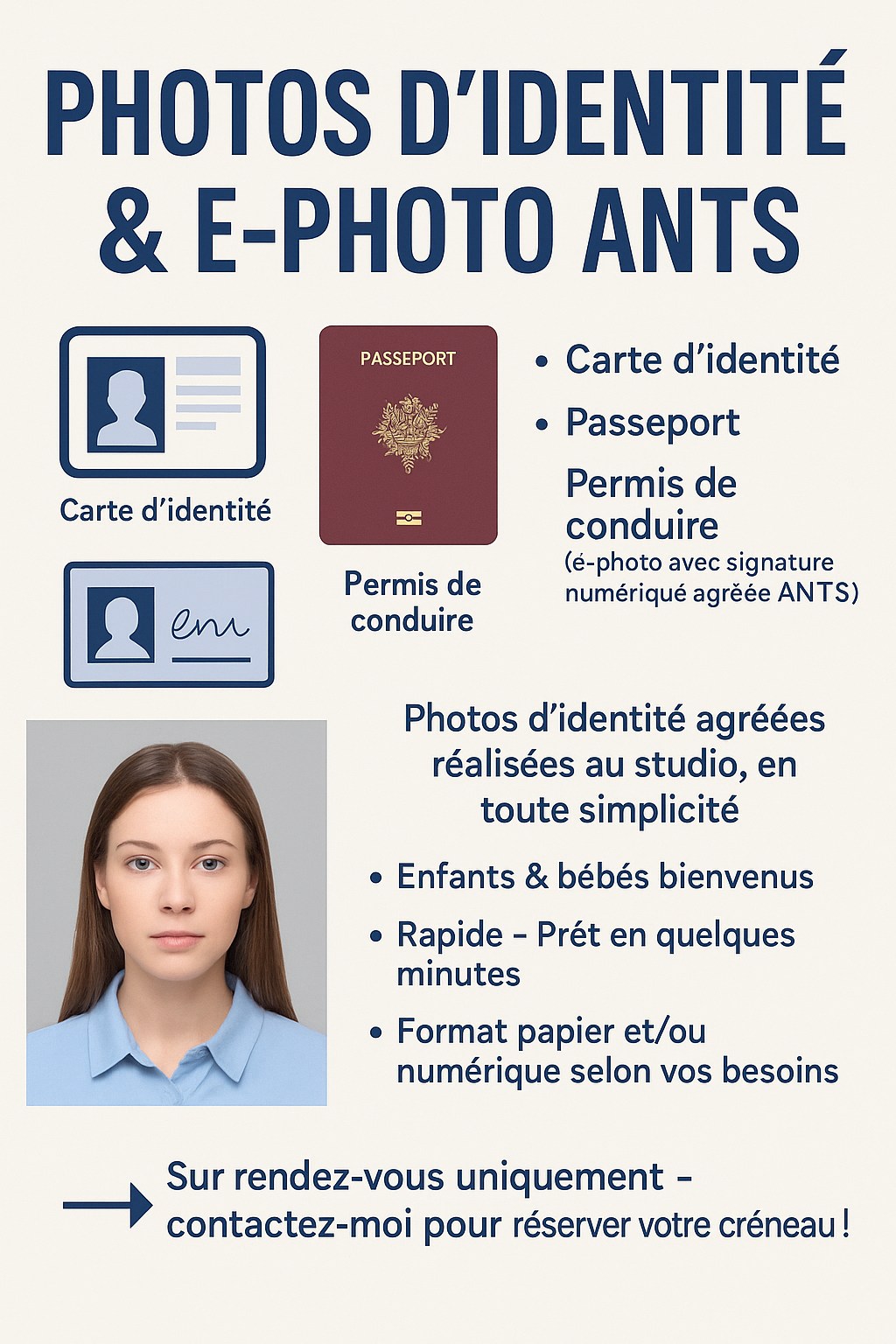 Jessica - 📸 Photos d’identité & e-photo ANTS – Prêt pour vos démarches ...