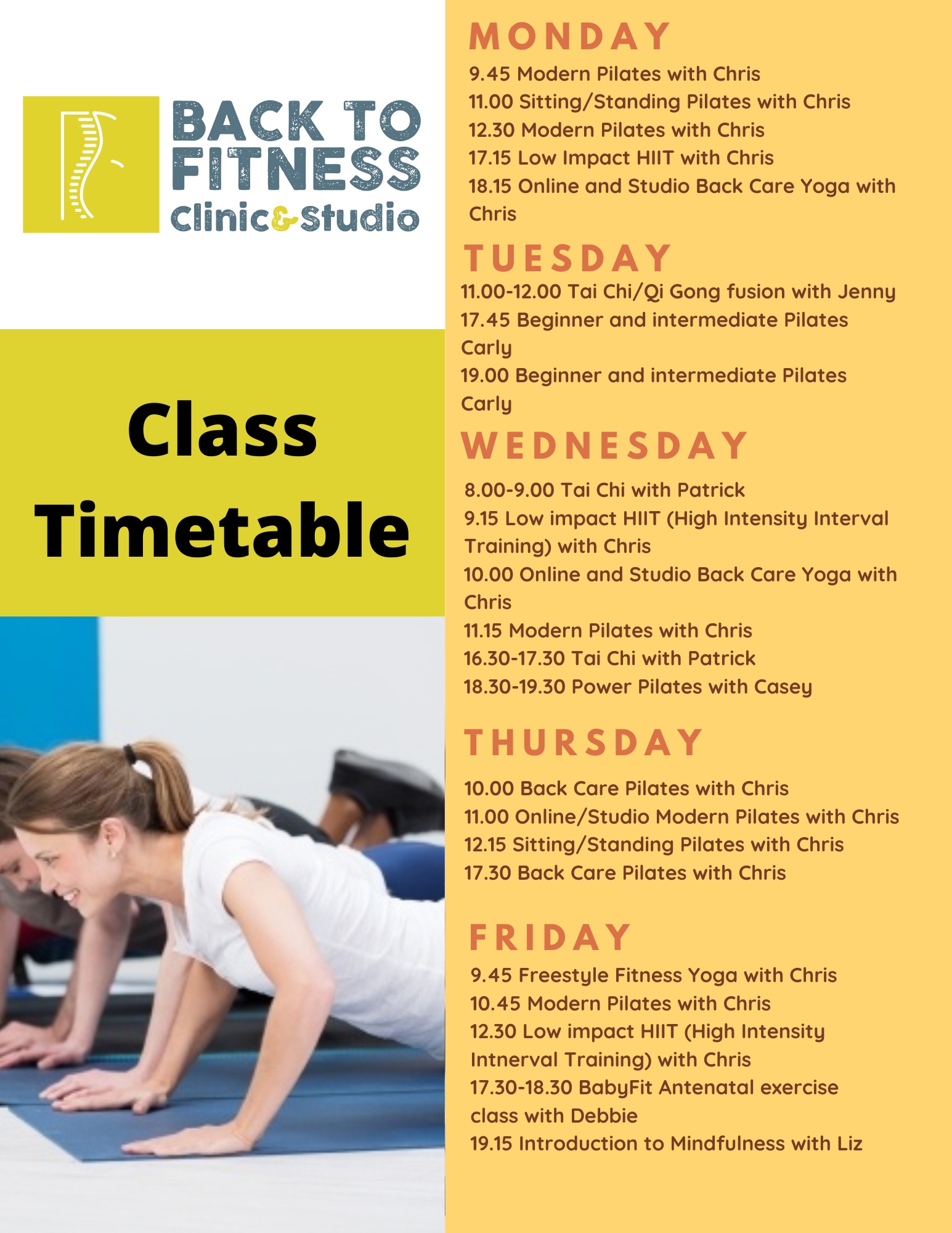 Back - 🤩Check out our exciting new timetable ready for January 2026! 🤩 ...