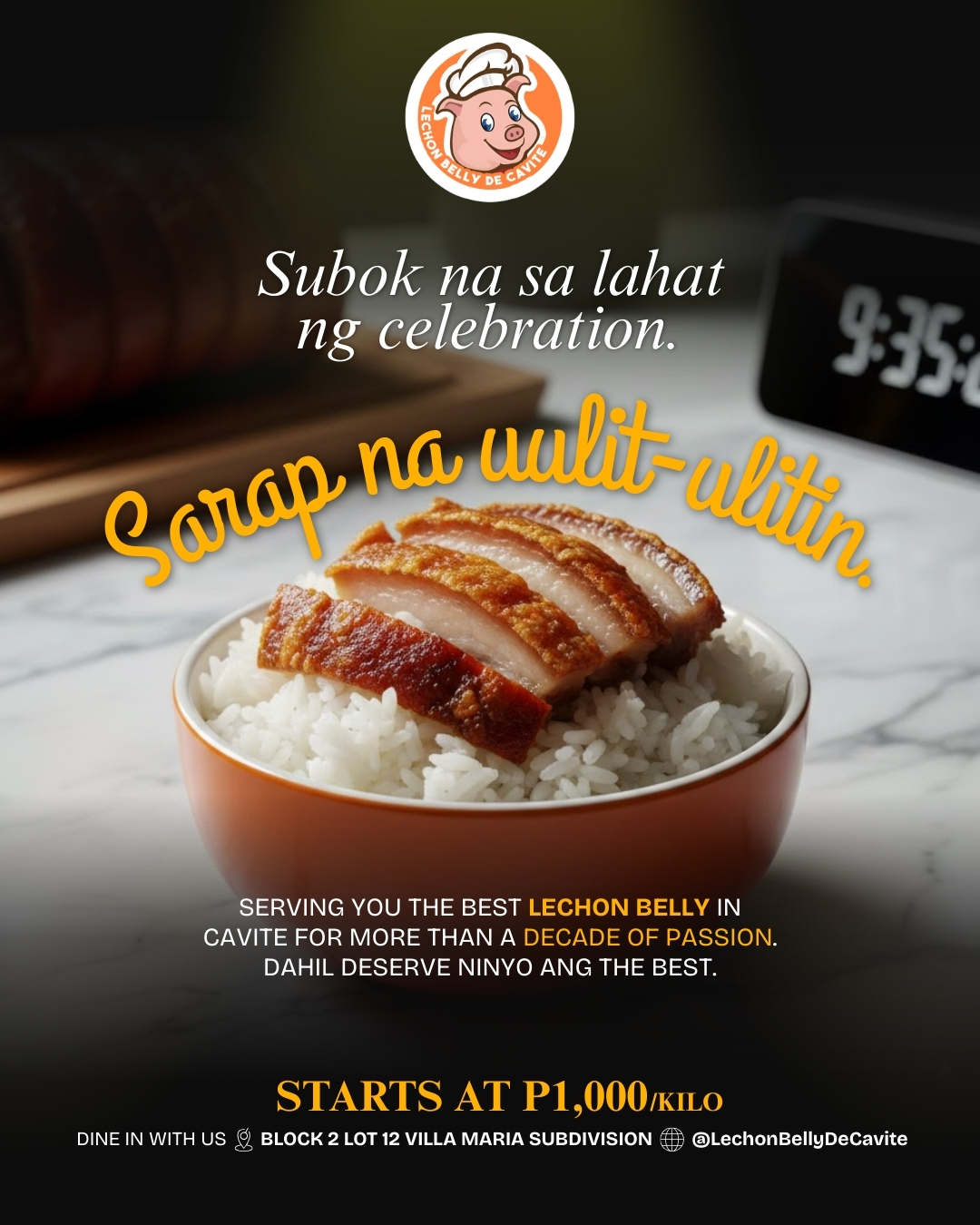 We’re excited to... - Lechon Belly De Cavite - Main Branch | Facebook
