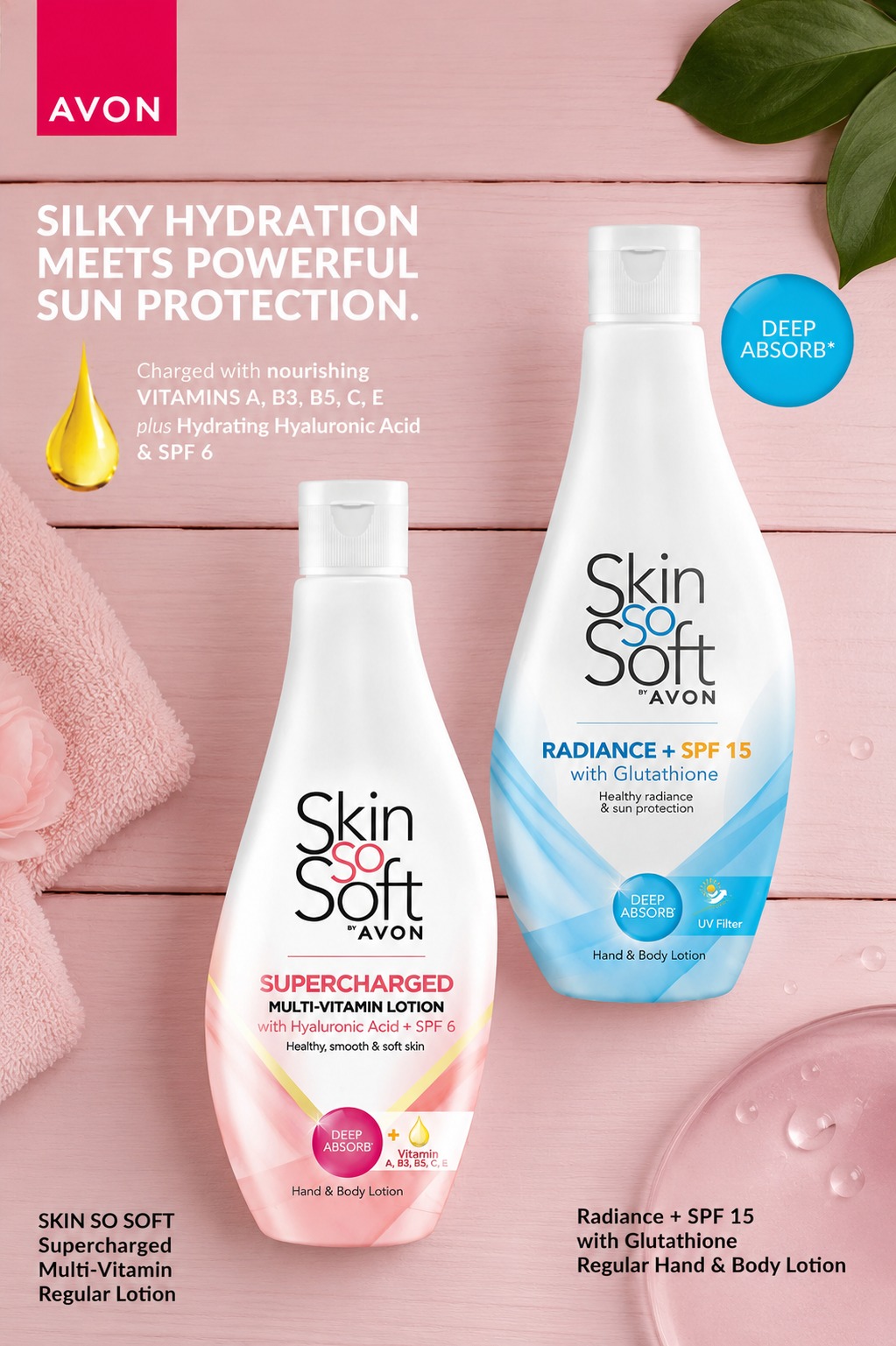 avon skin so soft glutathione with vitamin c price 💯% Authentic Supercharged Multi-Vitamin Hand & Body Lotion 250 mL Select Type:Pen Kit Dermatologist tested TO USE APLB] Glutathione Niacinamide Ampoule Stretch Marks