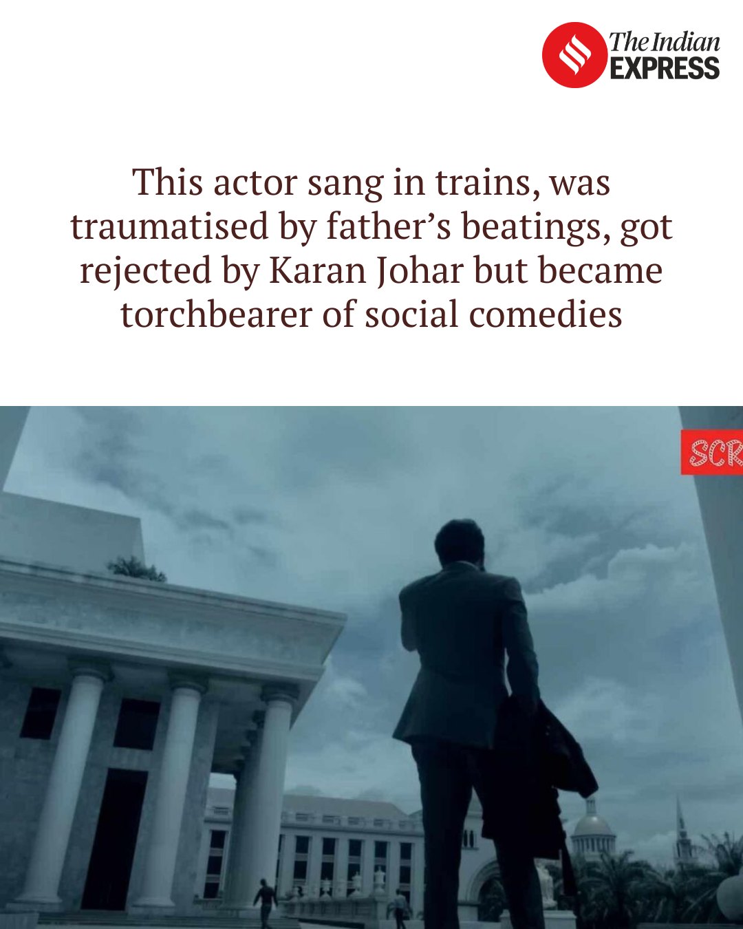 Indian Express - This actor sang in trains, was... | Facebook