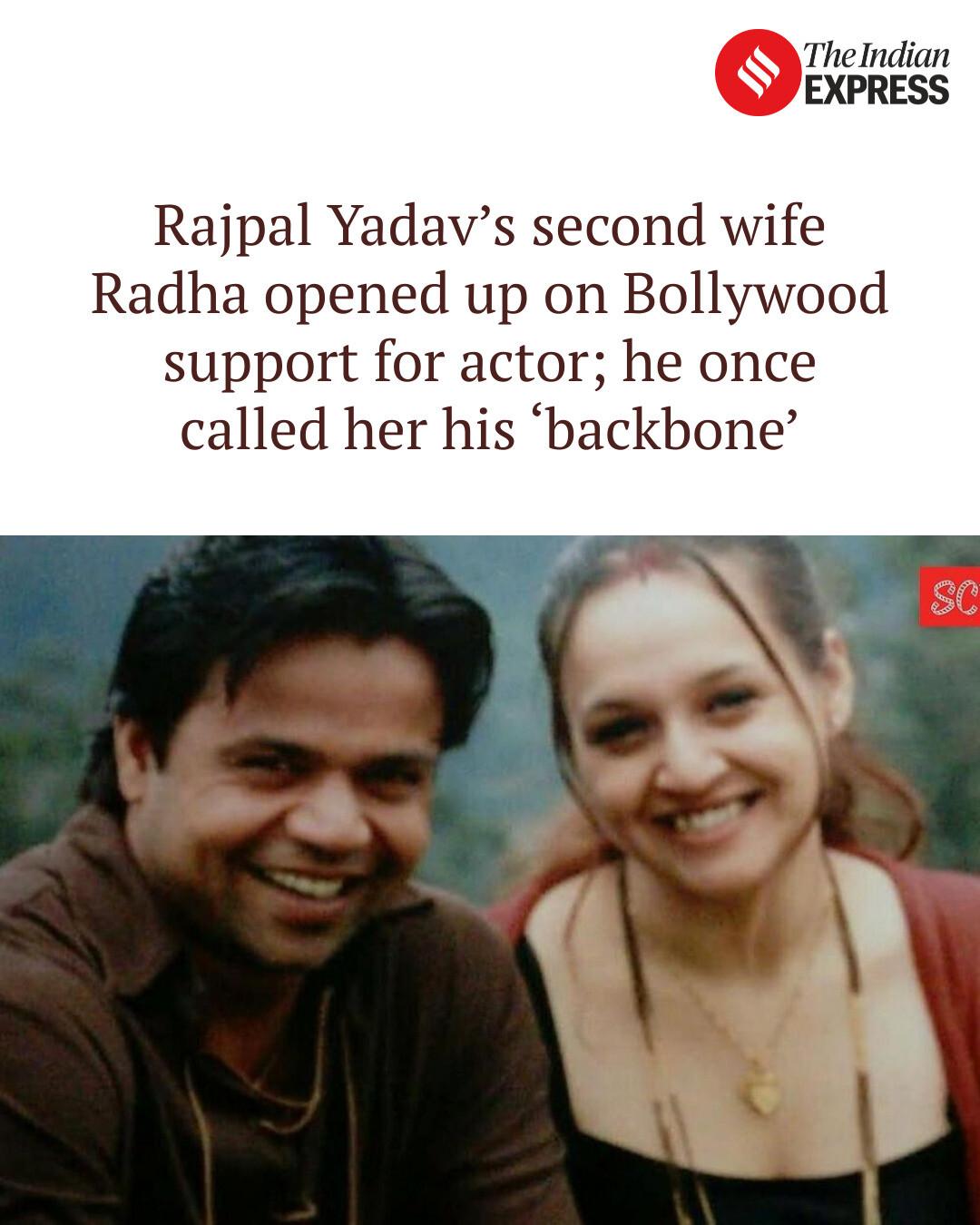 Indian - Rajpal Yadav's wife Radha confirmed that Bollywood has ...
