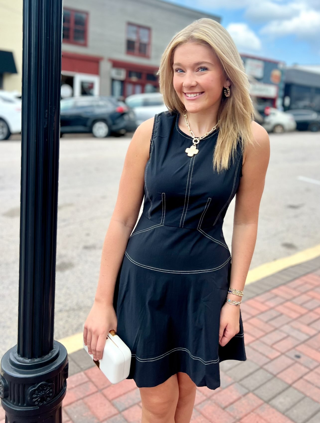 Affordable little black dress with designer vibes in Downtown LaGrange