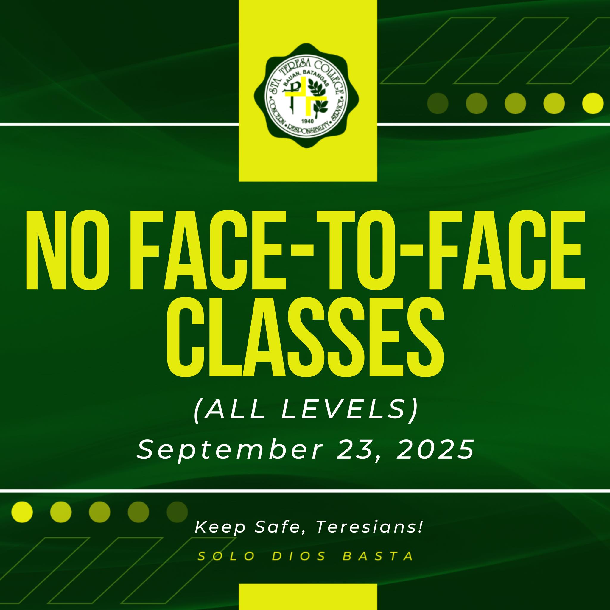 Heads up, Teresians!... - Official Sta Teresa College | Facebook