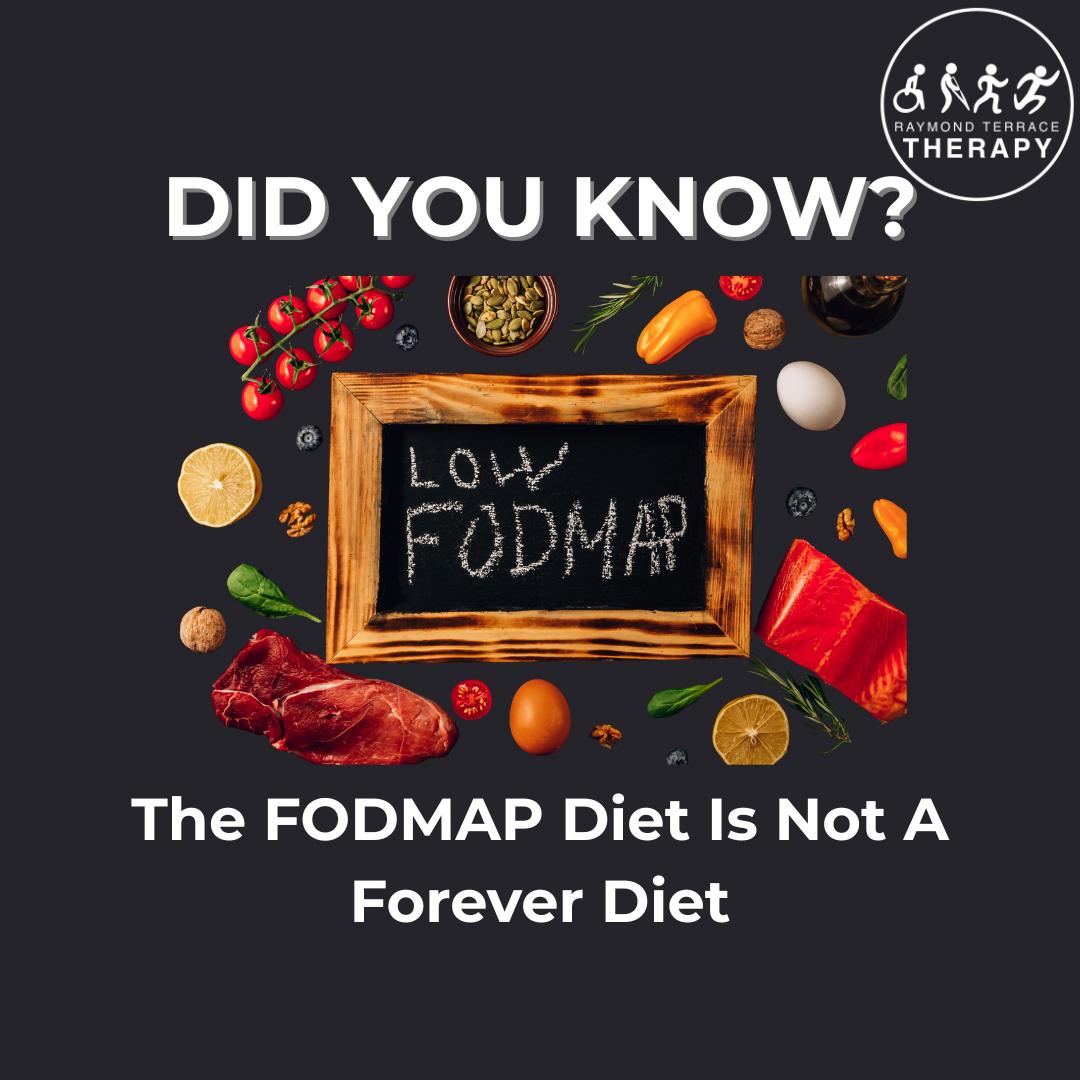 Raymond - Did You Know? 🌱 The low FODMAP diet isn’t meant to be forever ...