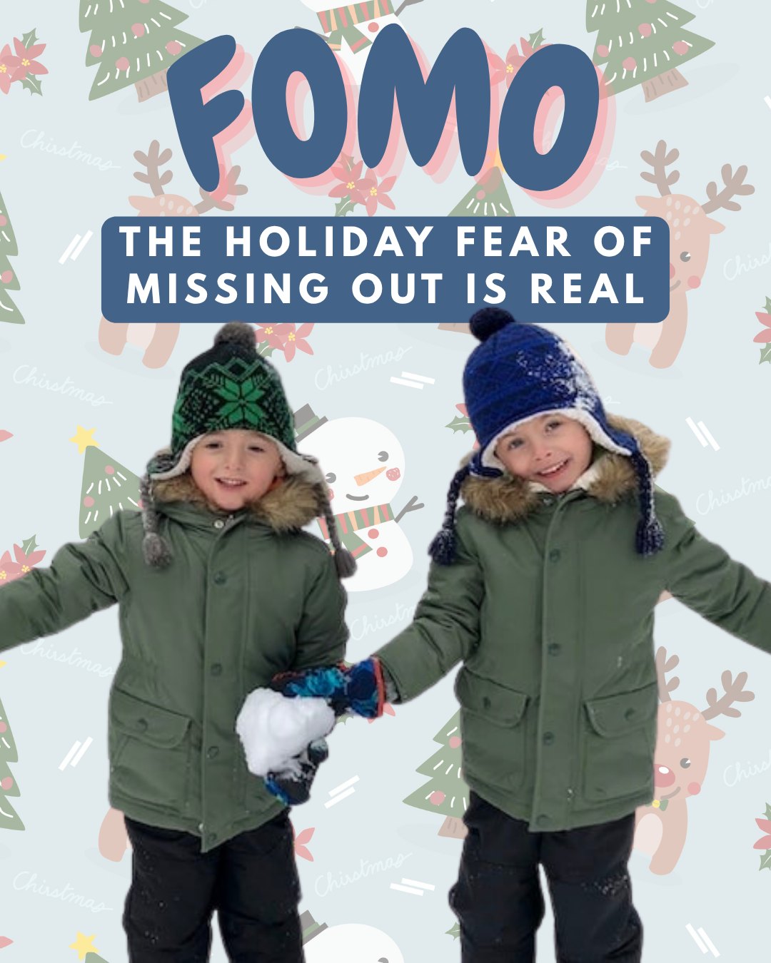 Twiniversity - 🎄 Anyone else feeling that holiday FOMO... | Facebook - Seasonal Fomo And Holiday Stress
