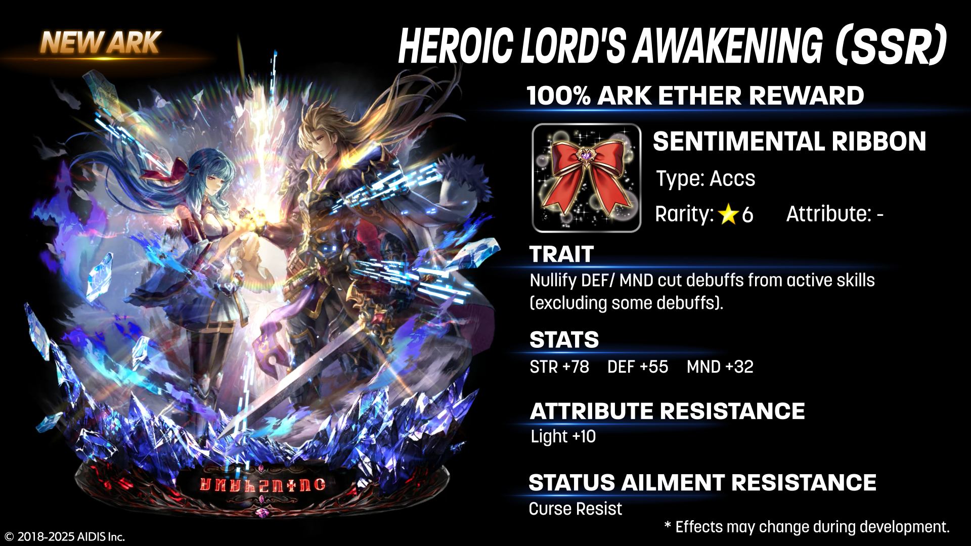 Last - Heroic Lord's Awakening (SSR) 100% Ark Ether Reward #LastCloudia ...